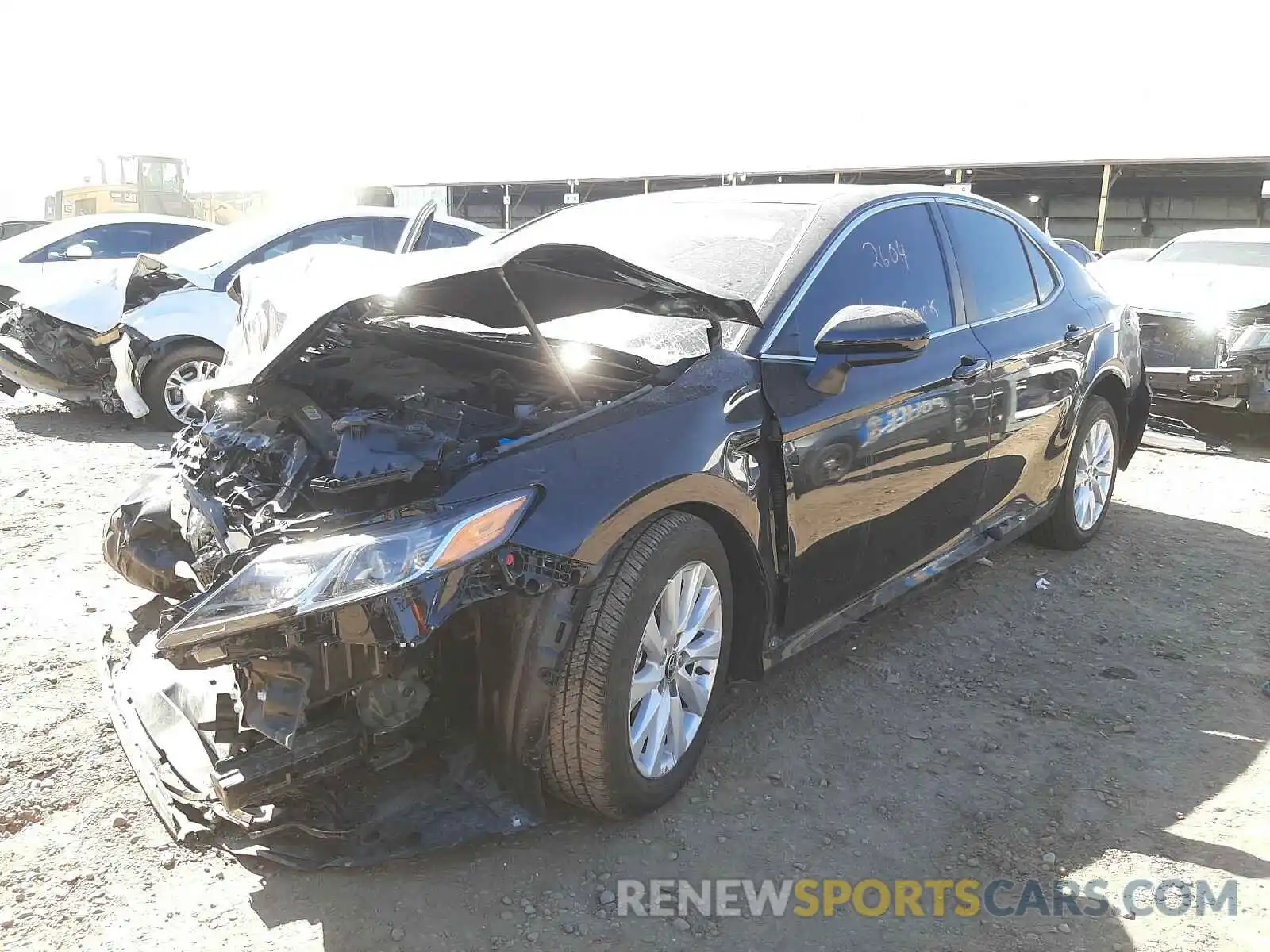 2 Photograph of a damaged car 4T1C11AK7LU962160 TOYOTA CAMRY 2020