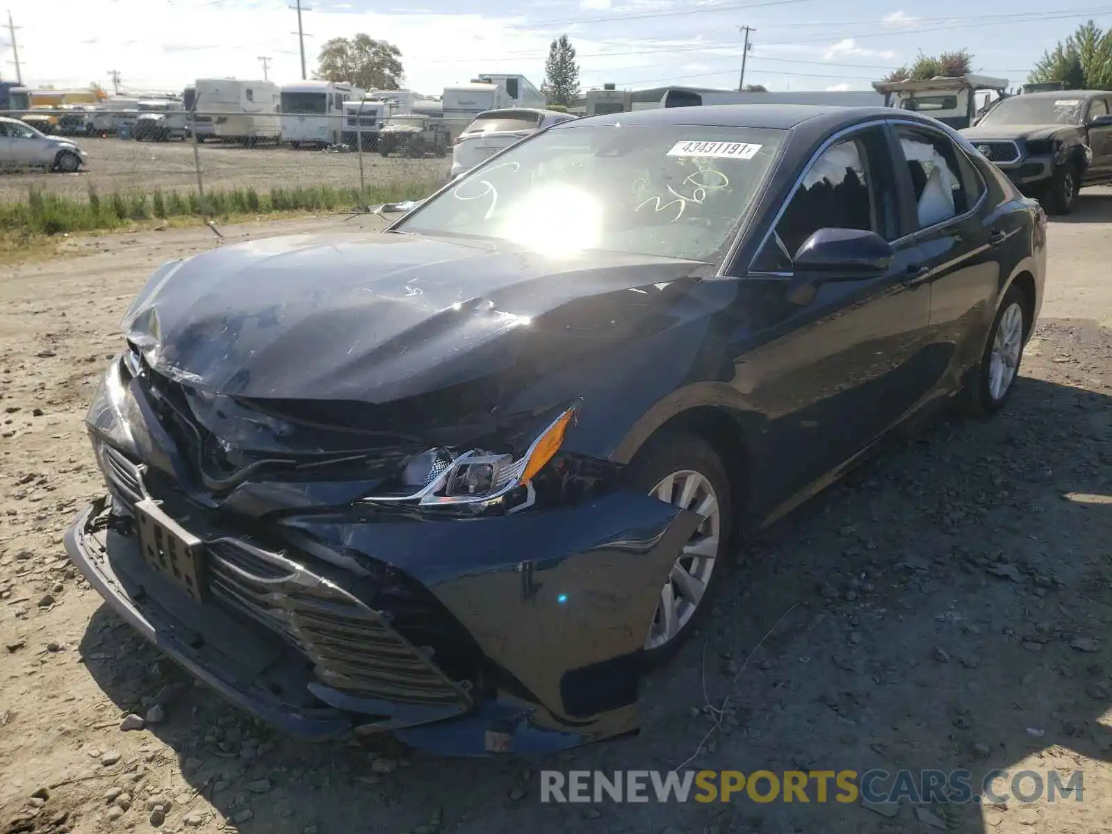 2 Photograph of a damaged car 4T1C11AK7LU968430 TOYOTA CAMRY 2020