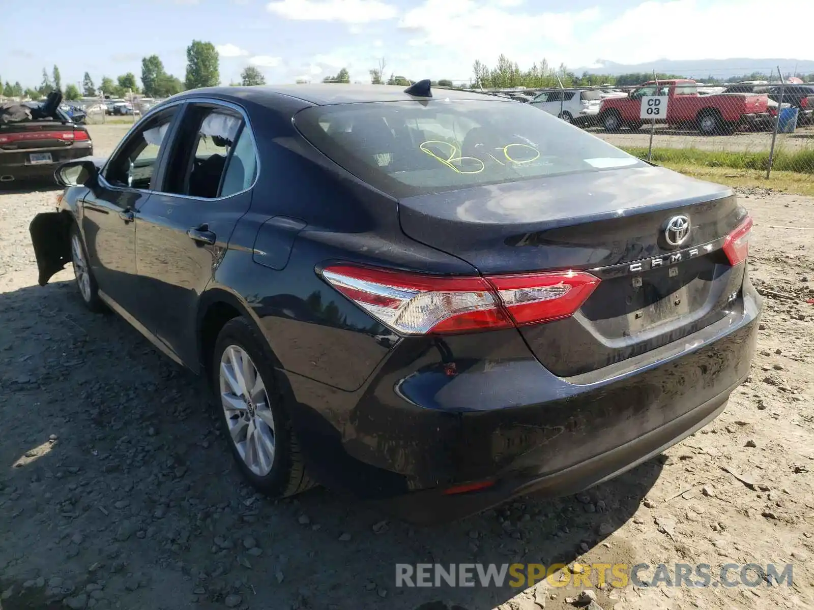 3 Photograph of a damaged car 4T1C11AK7LU968430 TOYOTA CAMRY 2020