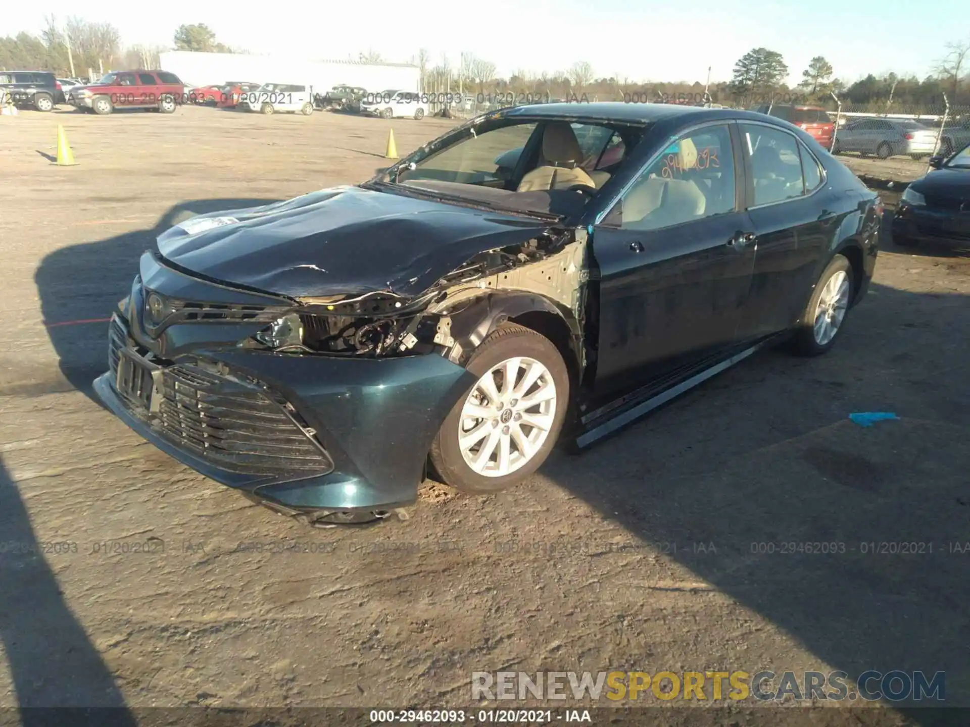 2 Photograph of a damaged car 4T1C11AK7LU978259 TOYOTA CAMRY 2020