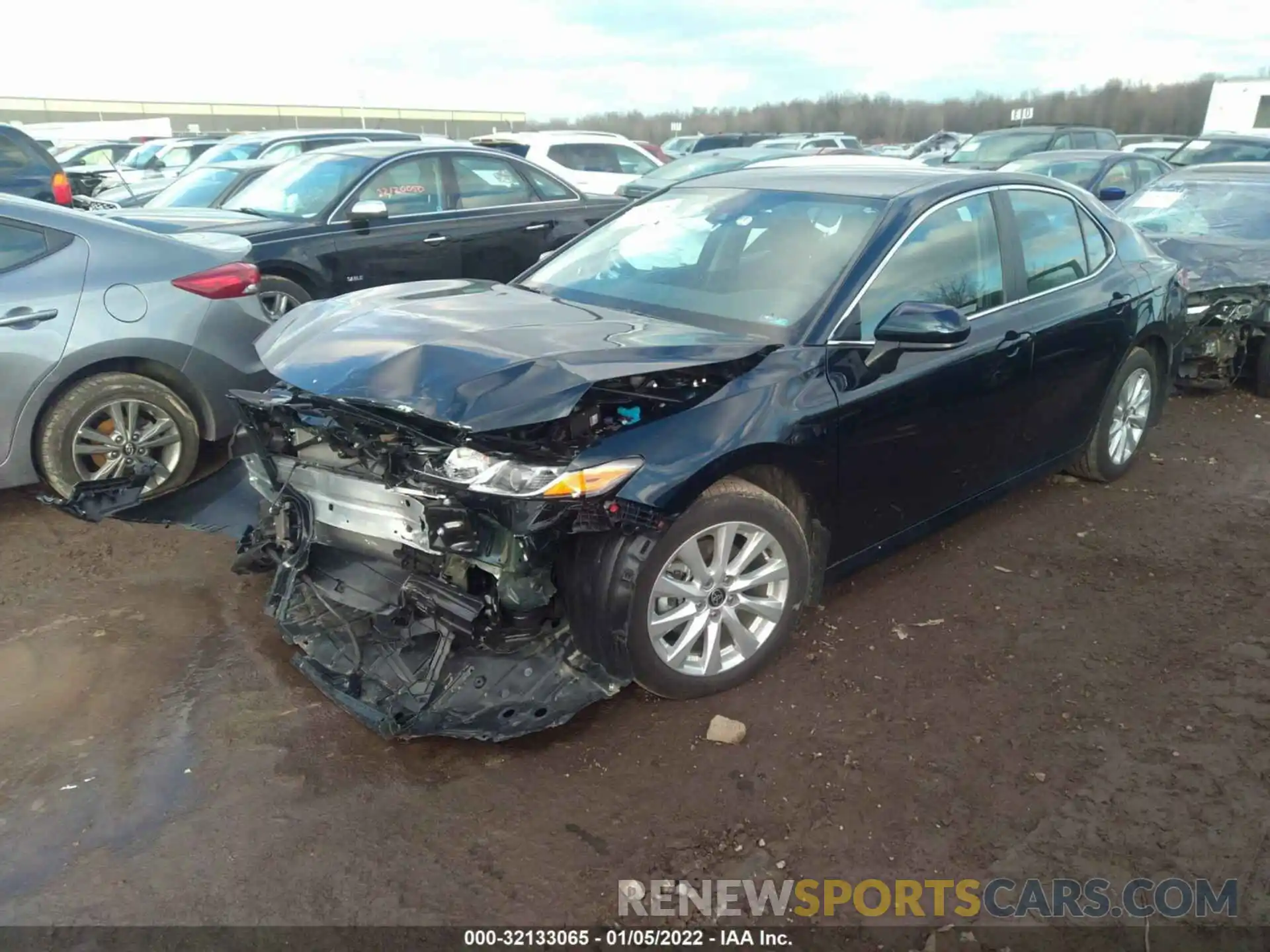 2 Photograph of a damaged car 4T1C11AK7LU982909 TOYOTA CAMRY 2020