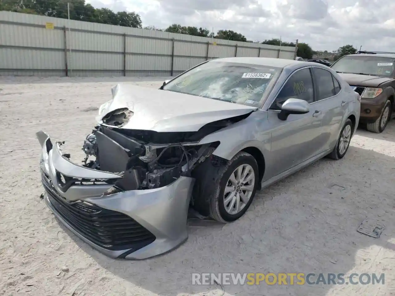 2 Photograph of a damaged car 4T1C11AK7LU984174 TOYOTA CAMRY 2020