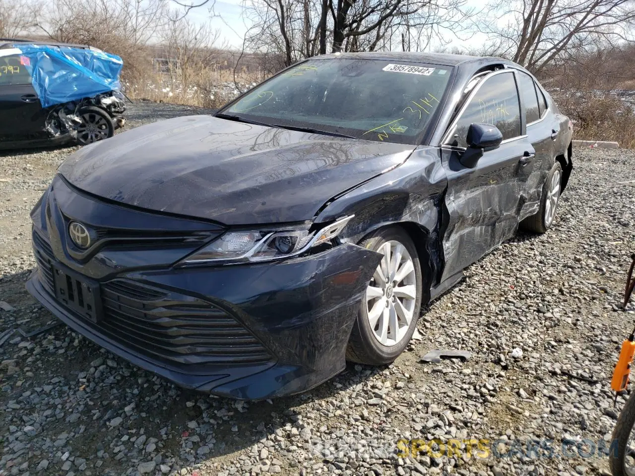 2 Photograph of a damaged car 4T1C11AK7LU990976 TOYOTA CAMRY 2020