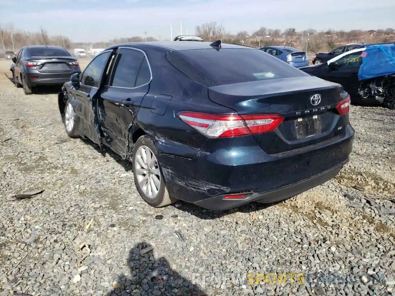 3 Photograph of a damaged car 4T1C11AK7LU990976 TOYOTA CAMRY 2020