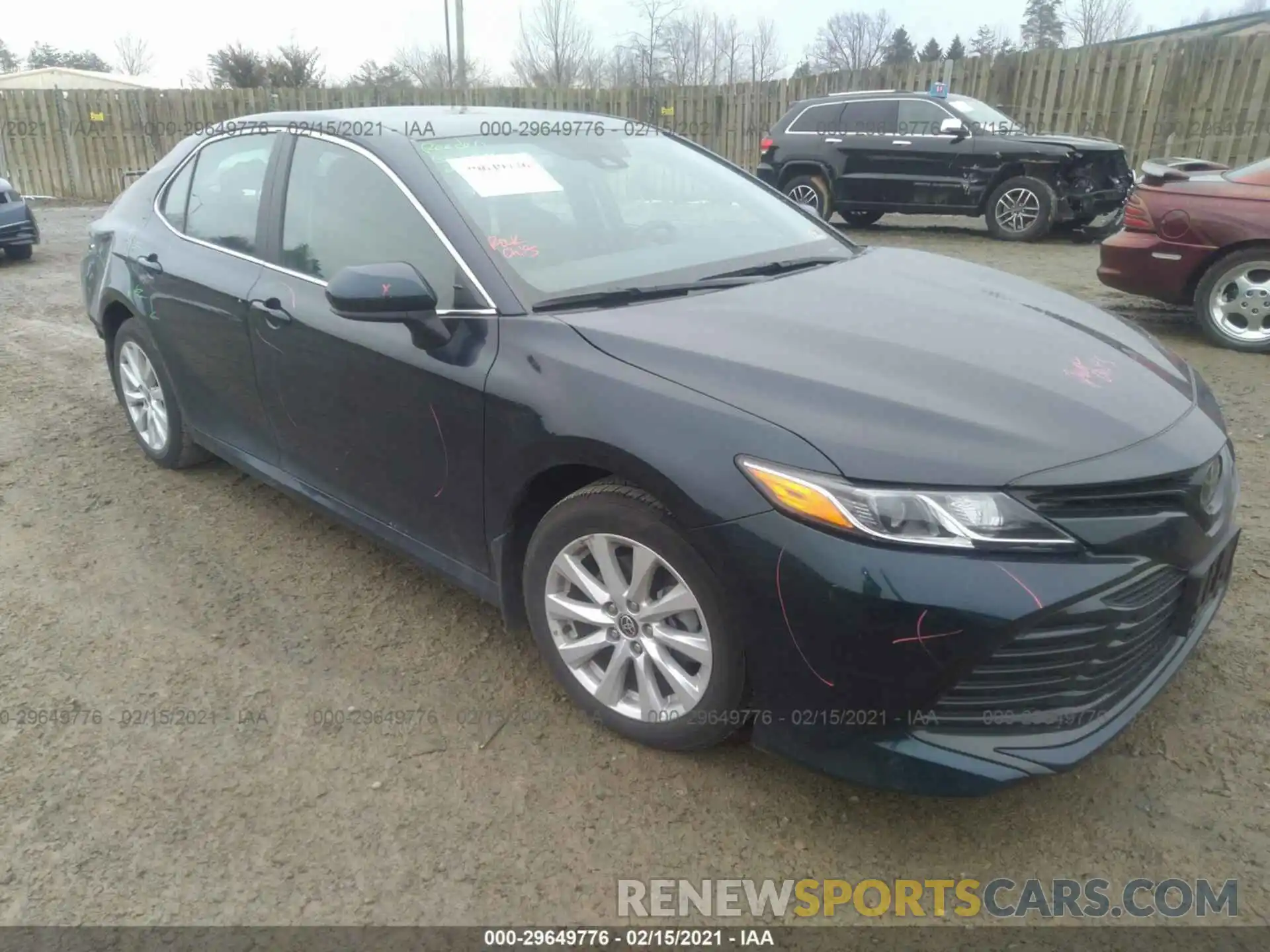 1 Photograph of a damaged car 4T1C11AK7LU992940 TOYOTA CAMRY 2020