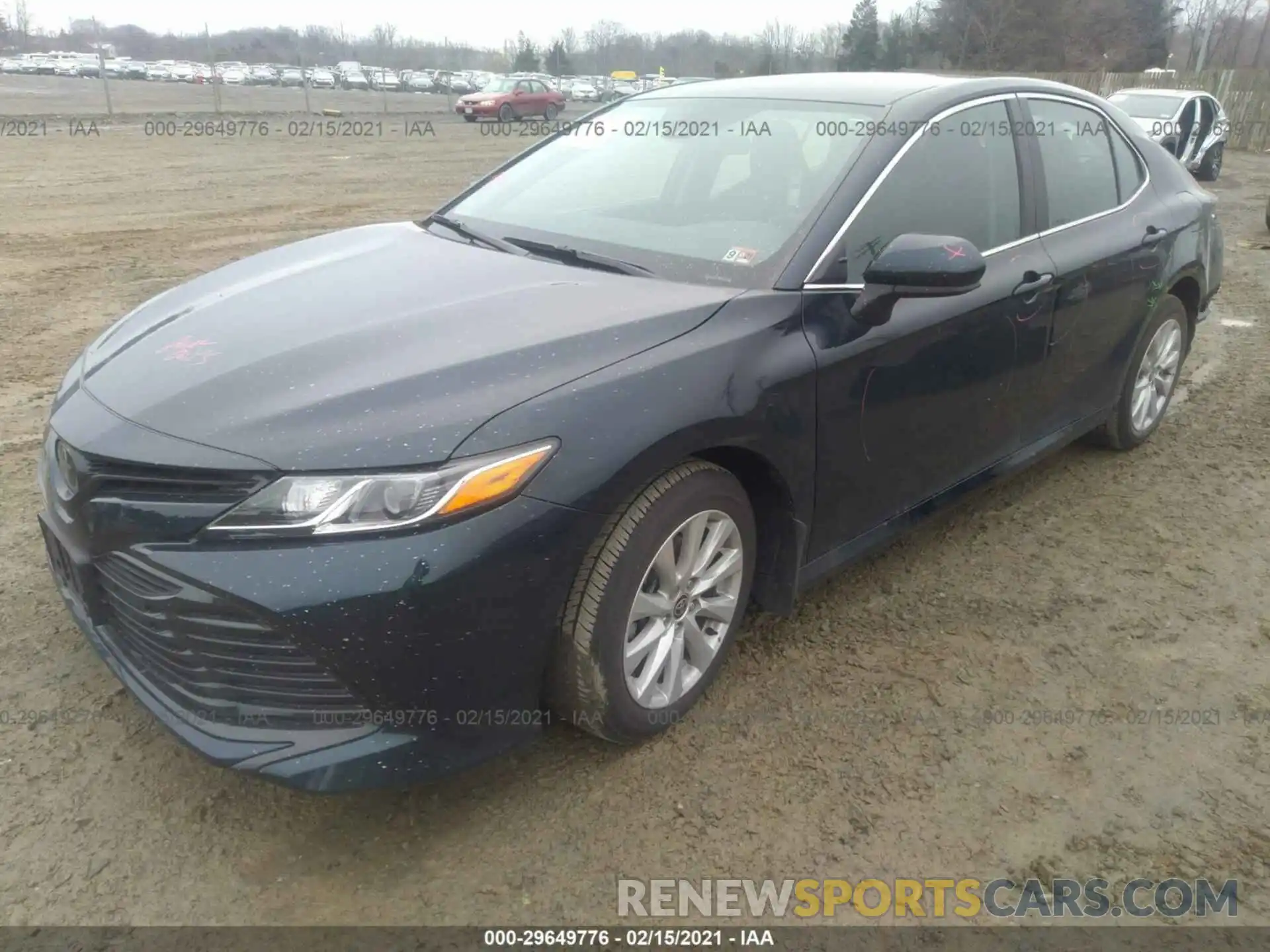 2 Photograph of a damaged car 4T1C11AK7LU992940 TOYOTA CAMRY 2020