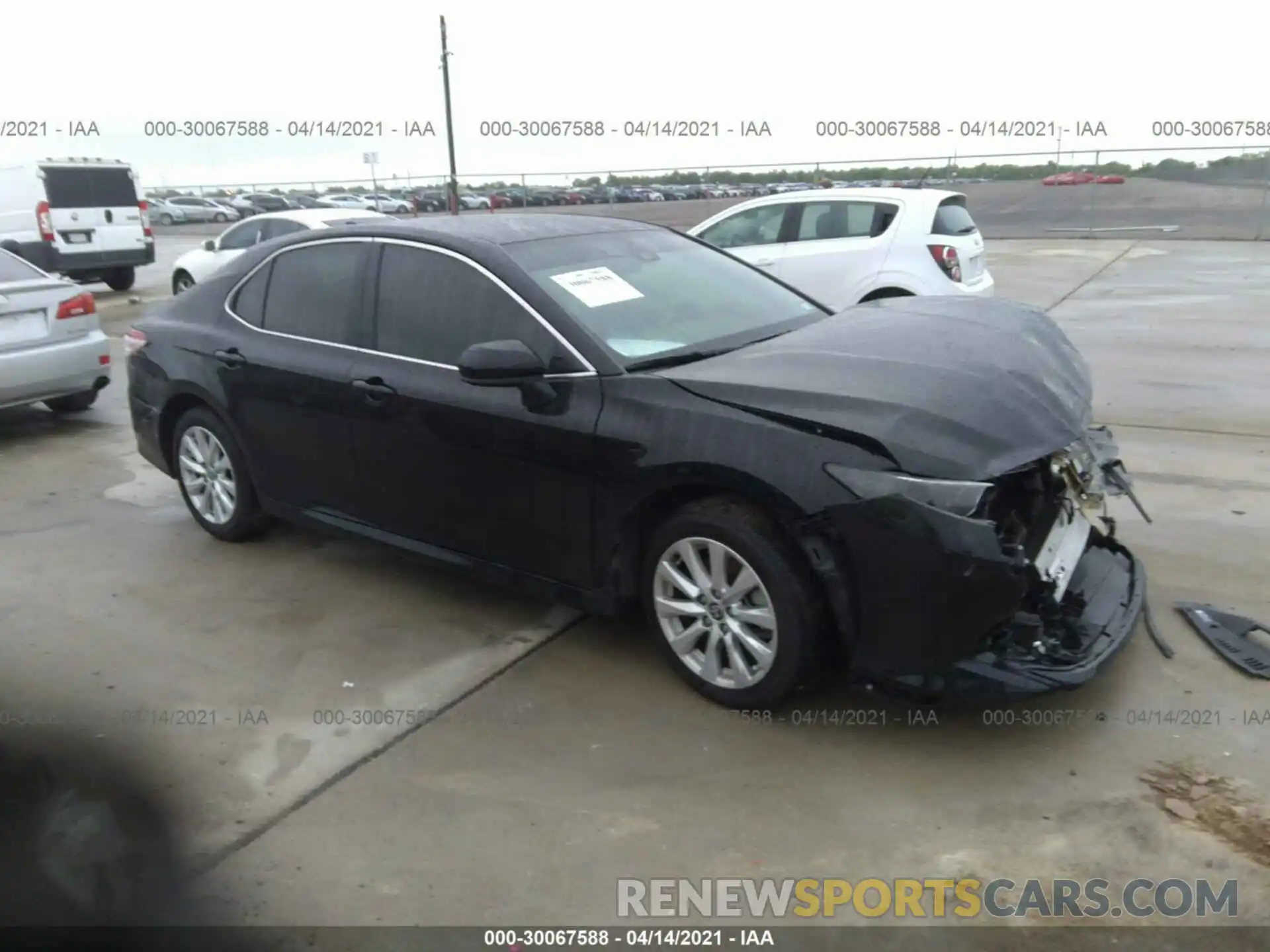 1 Photograph of a damaged car 4T1C11AK7LU994753 TOYOTA CAMRY 2020