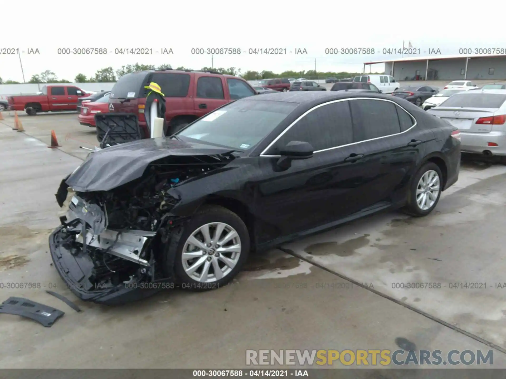 2 Photograph of a damaged car 4T1C11AK7LU994753 TOYOTA CAMRY 2020