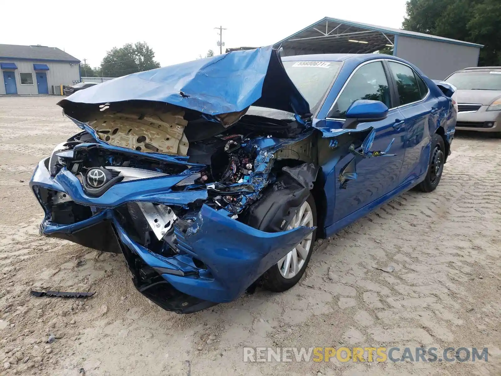 2 Photograph of a damaged car 4T1C11AK8LU309997 TOYOTA CAMRY 2020