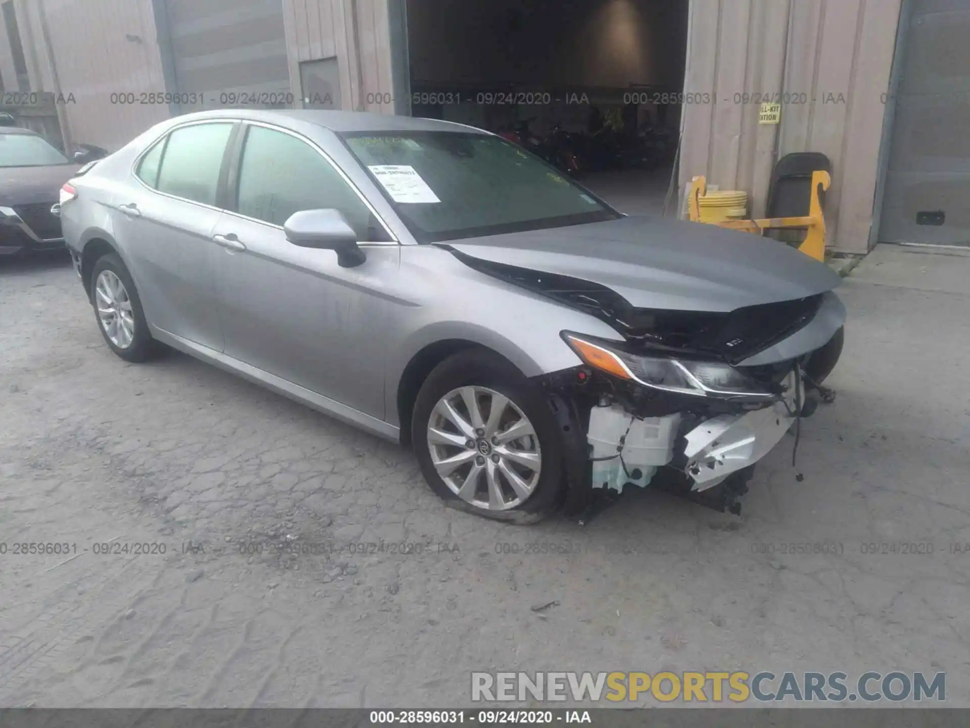 1 Photograph of a damaged car 4T1C11AK8LU316836 TOYOTA CAMRY 2020