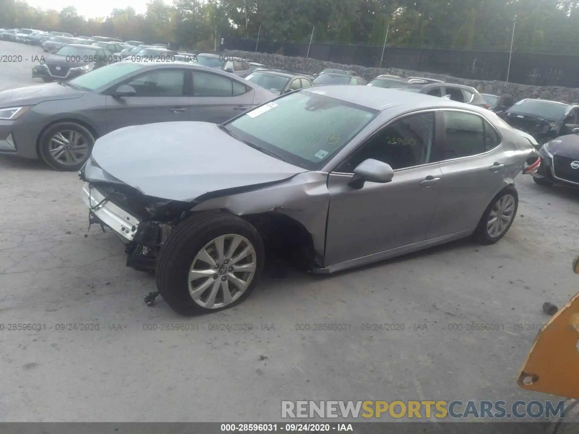 2 Photograph of a damaged car 4T1C11AK8LU316836 TOYOTA CAMRY 2020