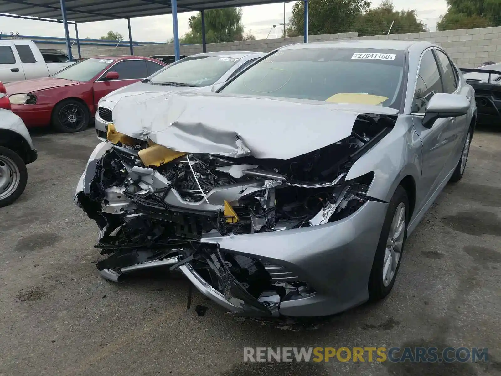 2 Photograph of a damaged car 4T1C11AK8LU322474 TOYOTA CAMRY 2020