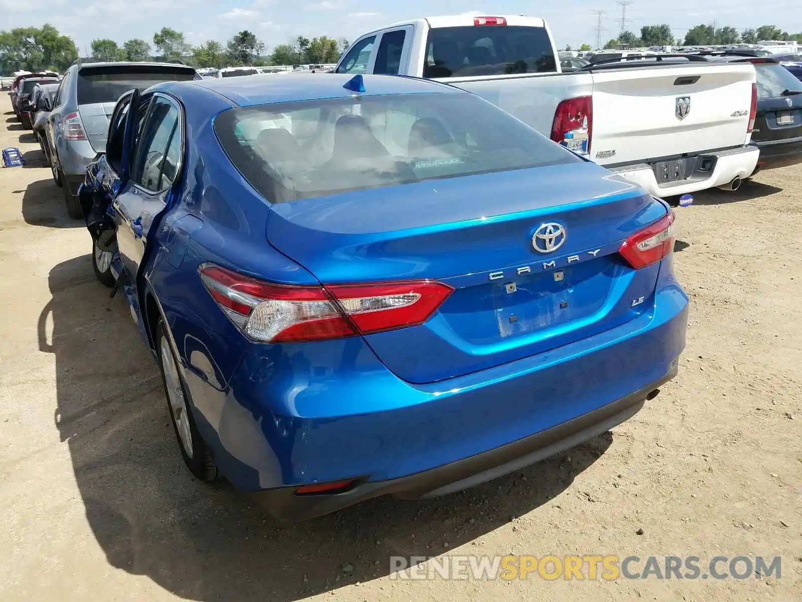 3 Photograph of a damaged car 4T1C11AK8LU322751 TOYOTA CAMRY 2020