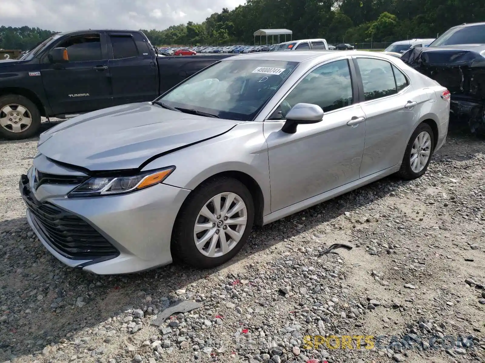 2 Photograph of a damaged car 4T1C11AK8LU323821 TOYOTA CAMRY 2020