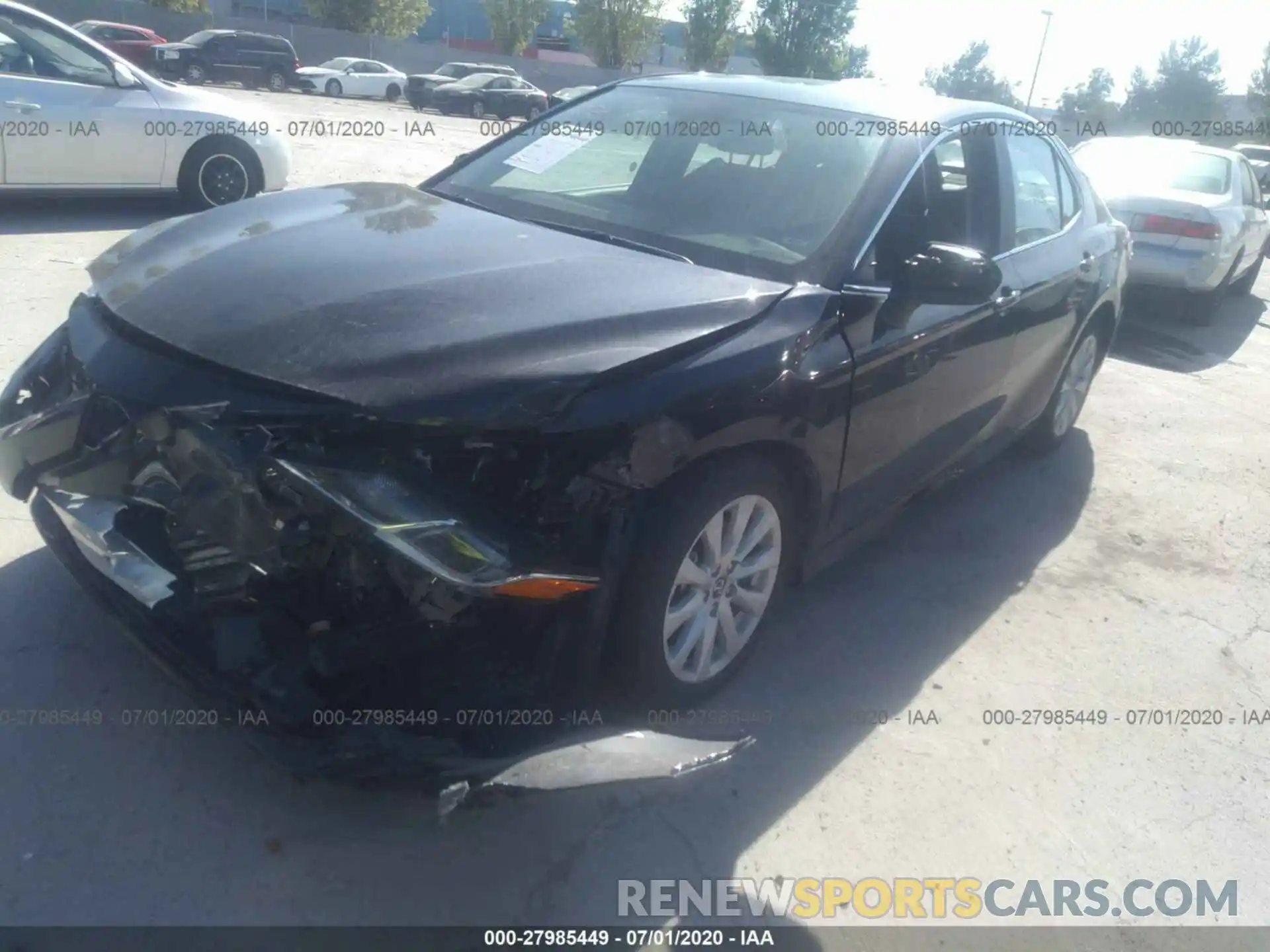 2 Photograph of a damaged car 4T1C11AK8LU330851 TOYOTA CAMRY 2020