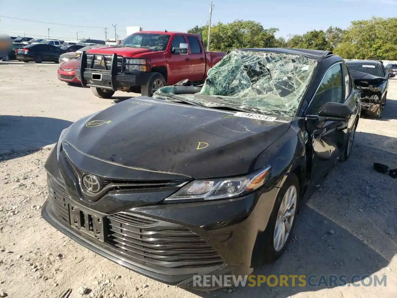 2 Photograph of a damaged car 4T1C11AK8LU330896 TOYOTA CAMRY 2020