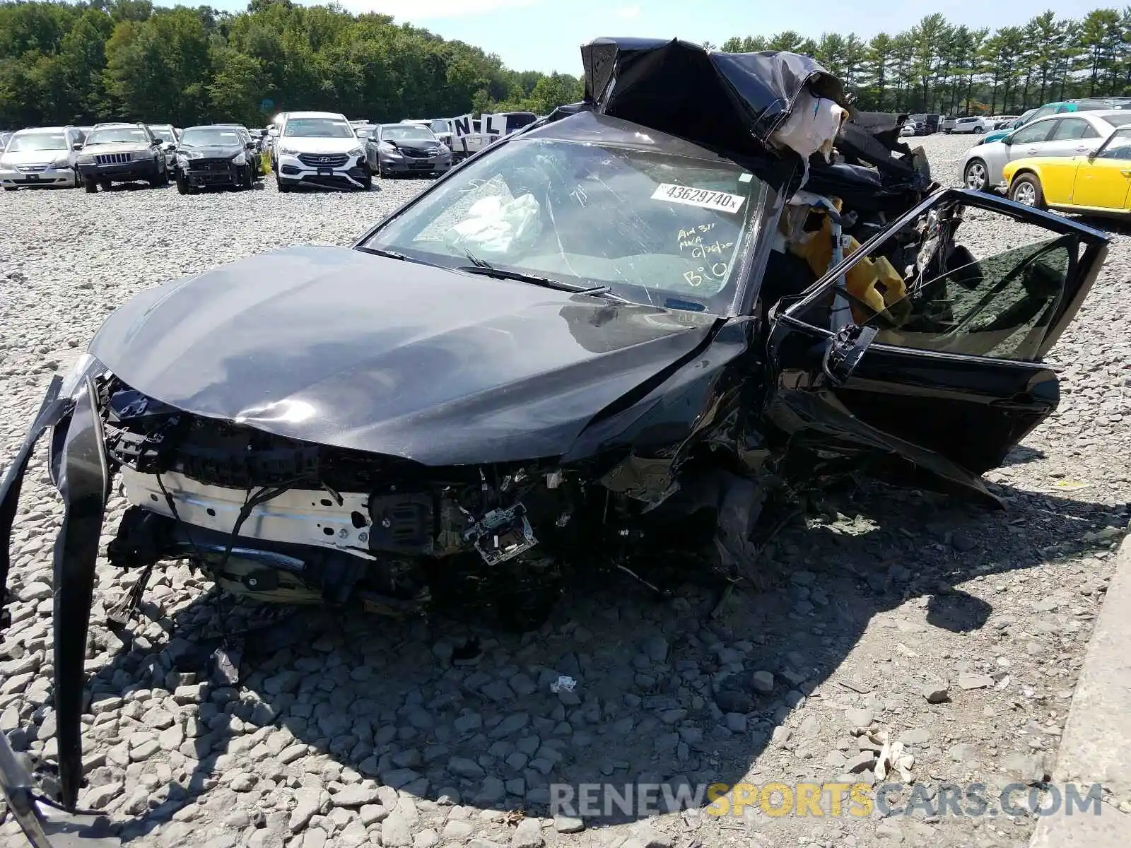 2 Фотография поврежденного автомобиля 4T1C11AK8LU335841 TOYOTA CAMRY 2020