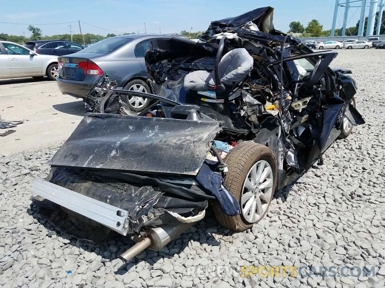 4 Фотография поврежденного автомобиля 4T1C11AK8LU335841 TOYOTA CAMRY 2020