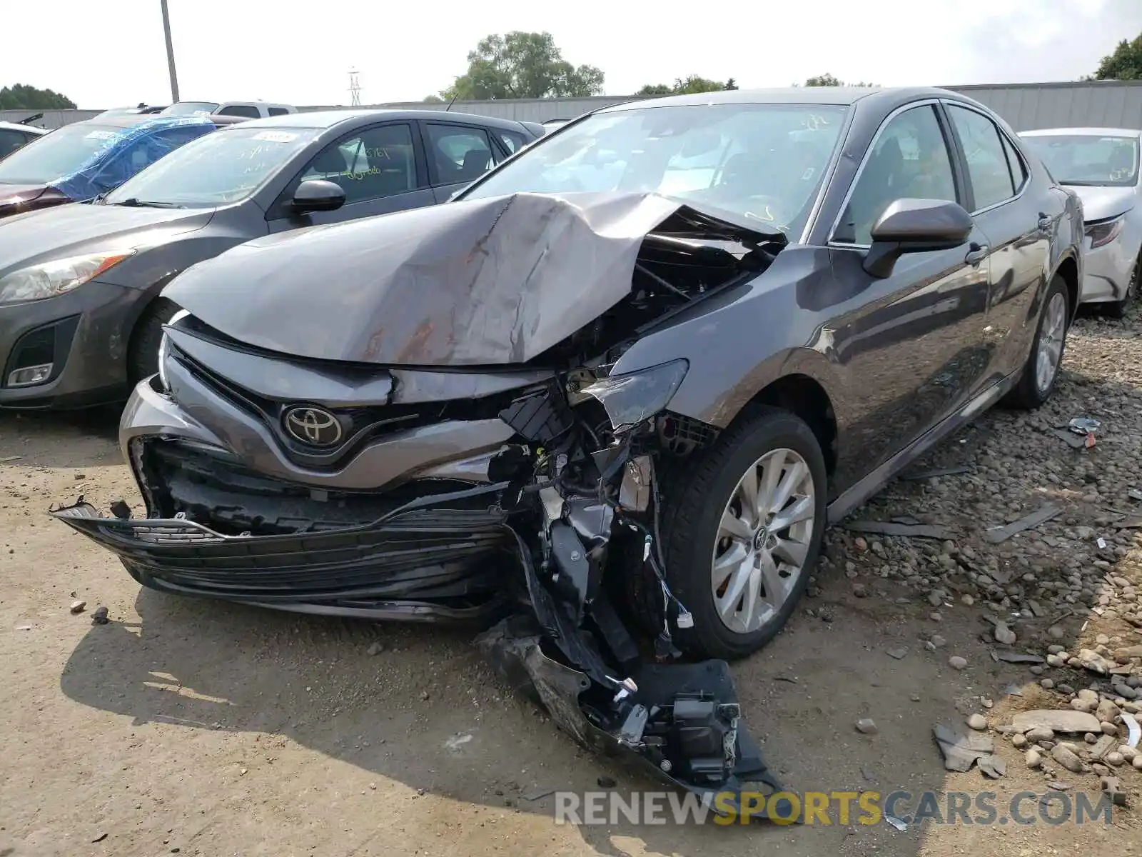 2 Photograph of a damaged car 4T1C11AK8LU343227 TOYOTA CAMRY 2020