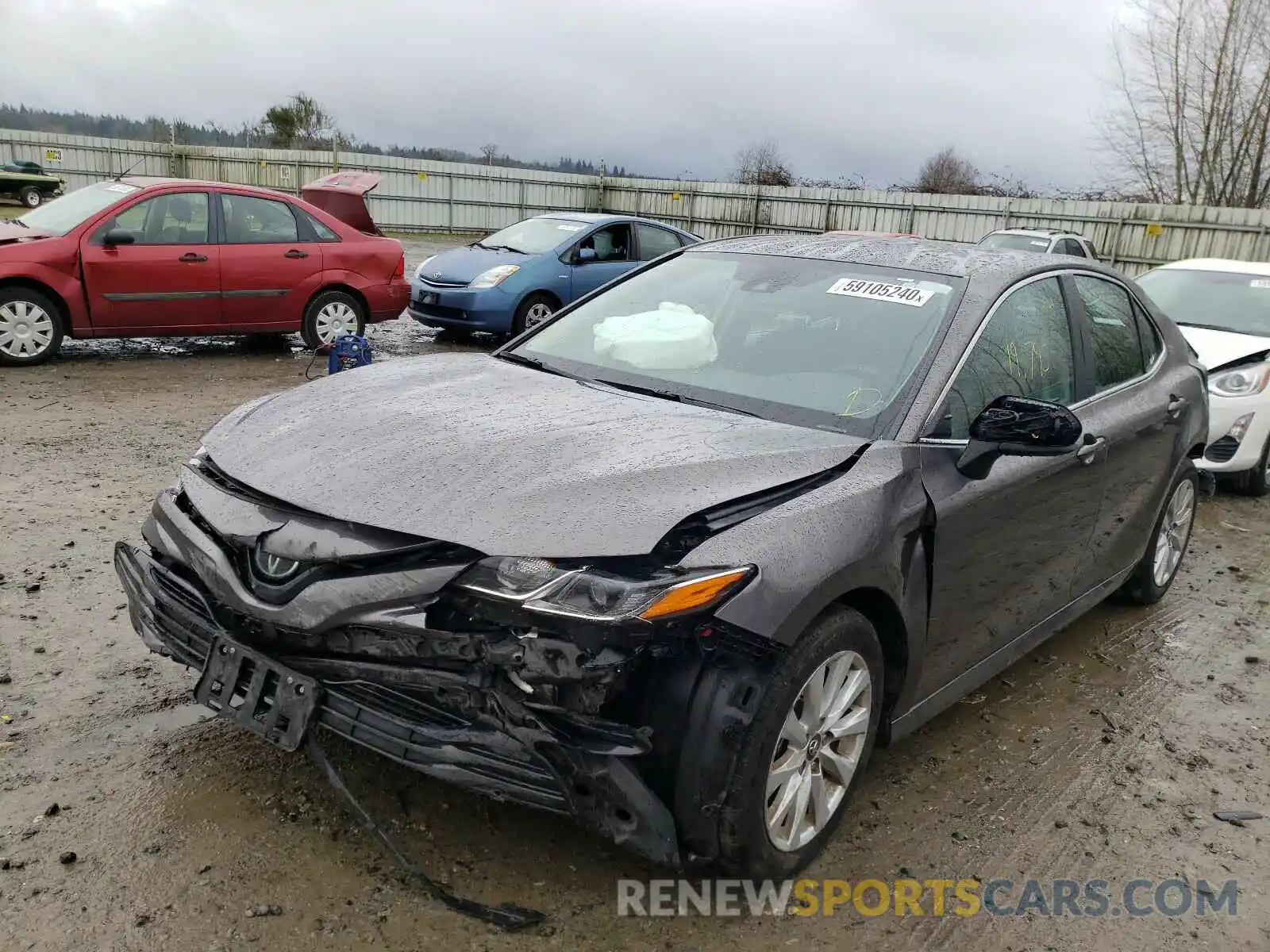 2 Photograph of a damaged car 4T1C11AK8LU344376 TOYOTA CAMRY 2020