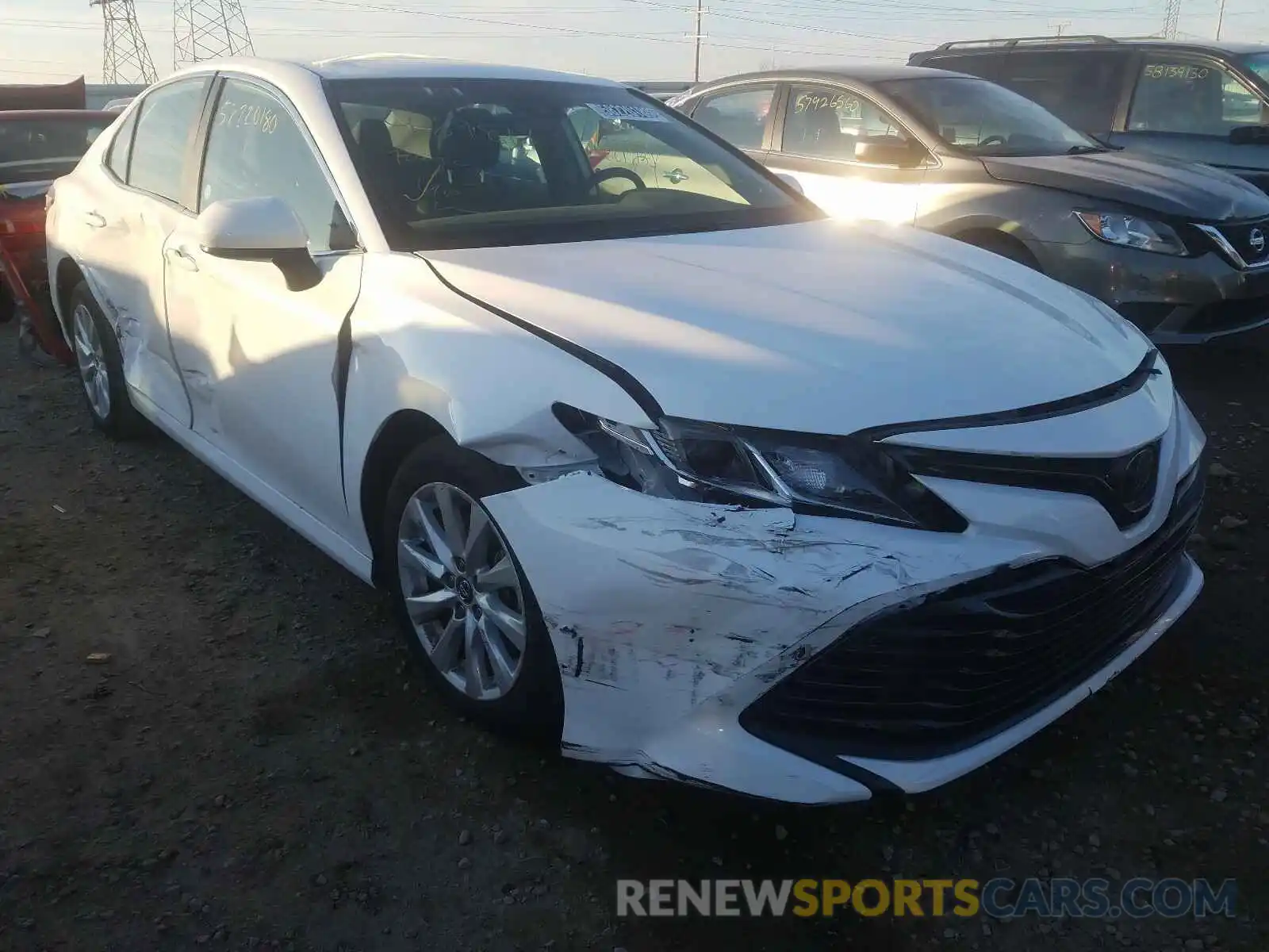 1 Photograph of a damaged car 4T1C11AK8LU345768 TOYOTA CAMRY 2020