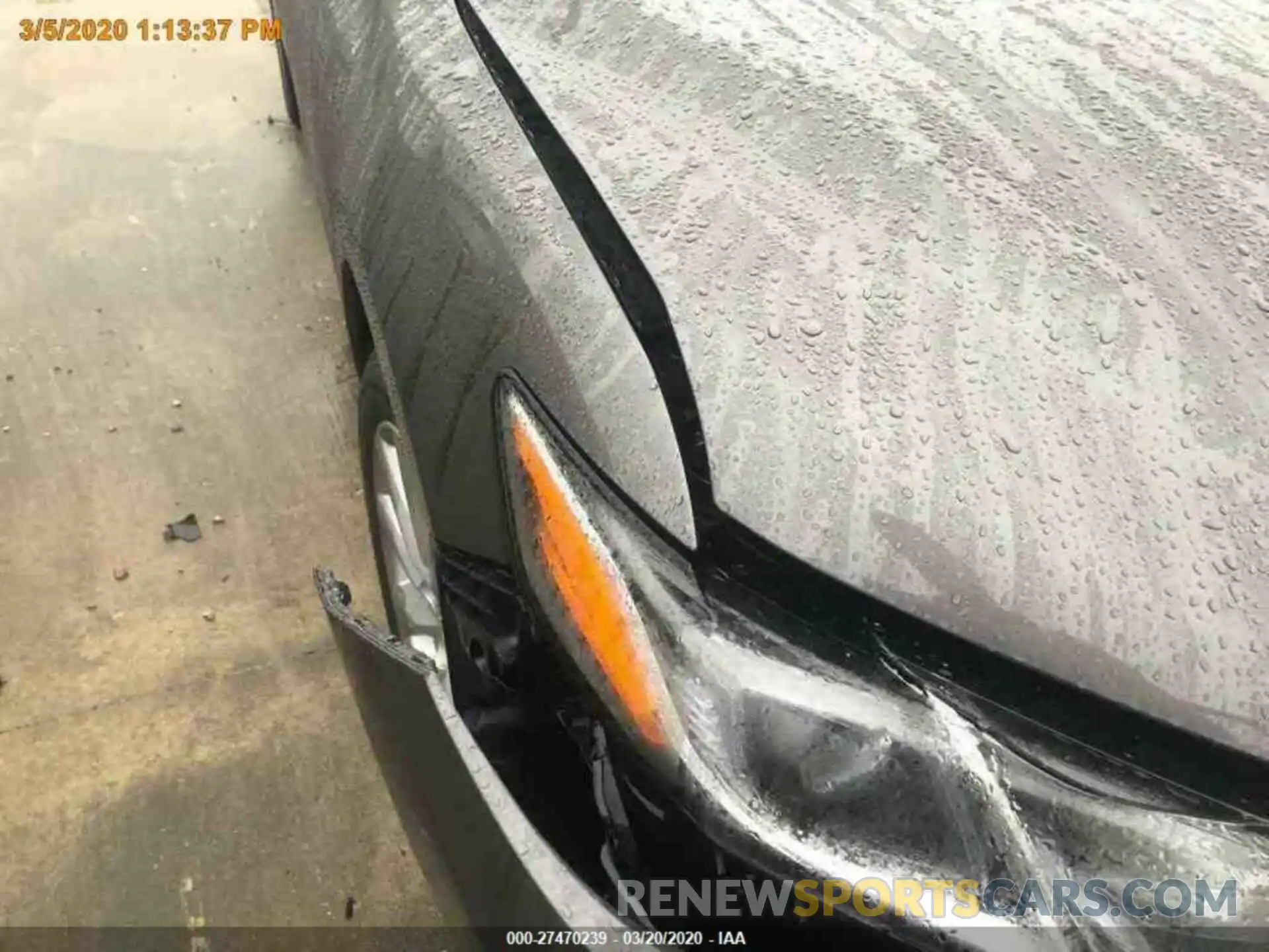 1 Photograph of a damaged car 4T1C11AK8LU347231 TOYOTA CAMRY 2020