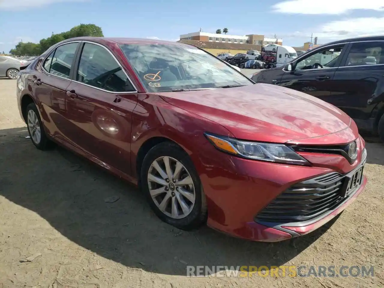 1 Photograph of a damaged car 4T1C11AK8LU347326 TOYOTA CAMRY 2020