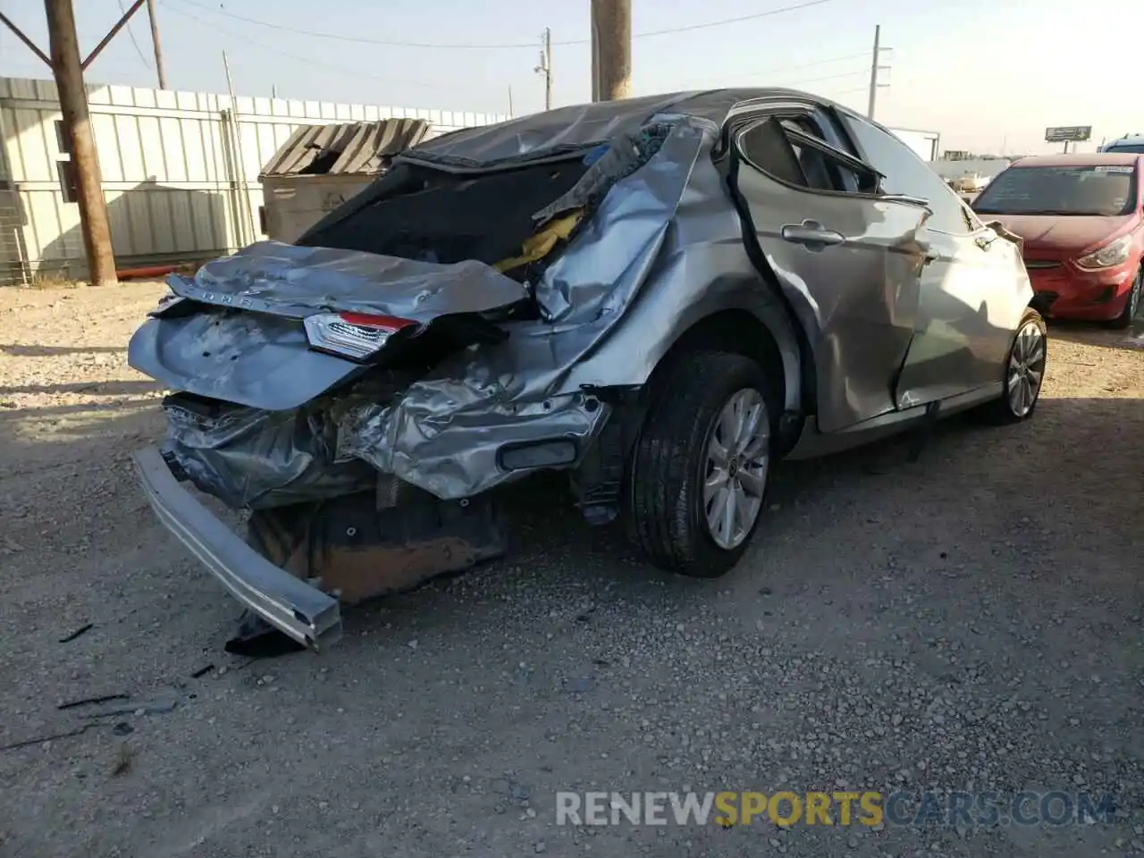 4 Photograph of a damaged car 4T1C11AK8LU356740 TOYOTA CAMRY 2020