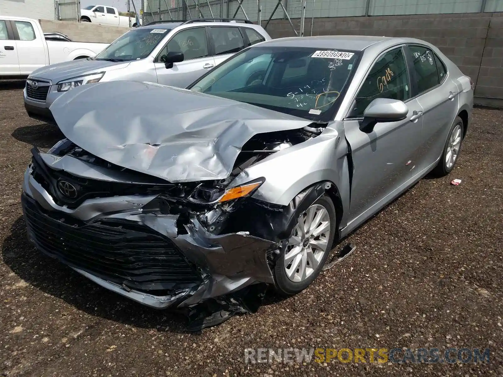 2 Photograph of a damaged car 4T1C11AK8LU358357 TOYOTA CAMRY 2020