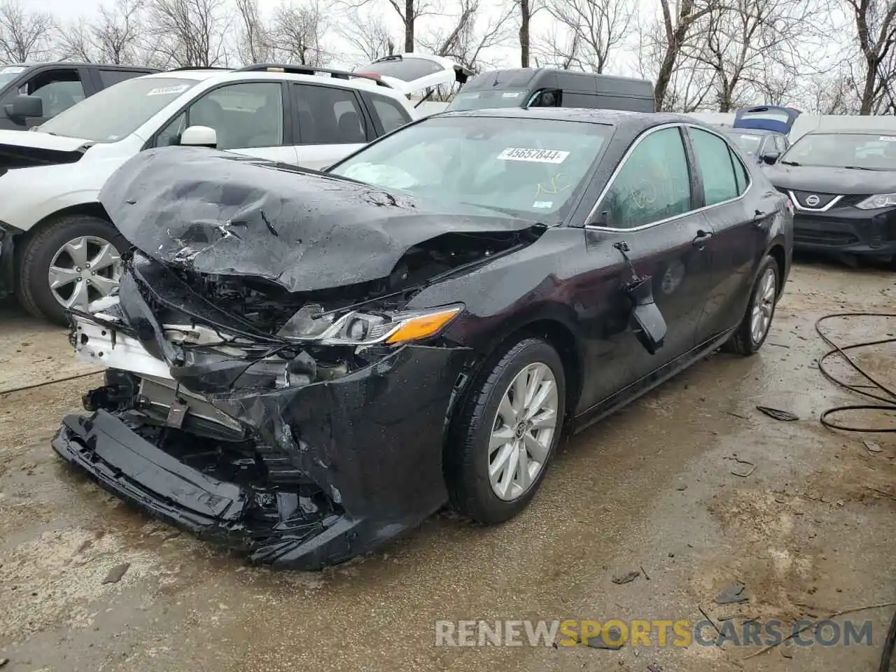 1 Photograph of a damaged car 4T1C11AK8LU360139 TOYOTA CAMRY 2020