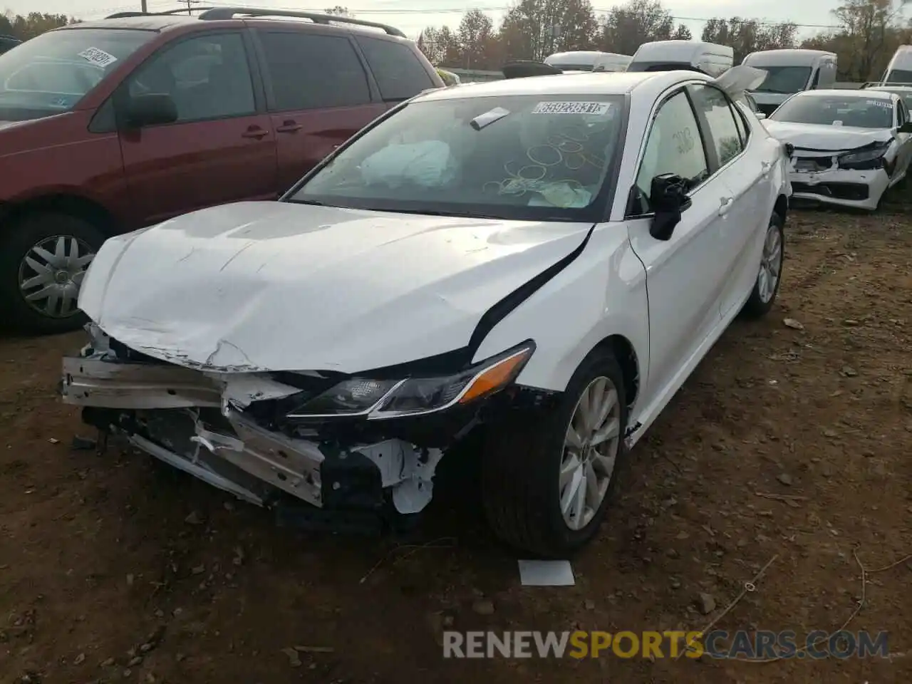 2 Photograph of a damaged car 4T1C11AK8LU360805 TOYOTA CAMRY 2020