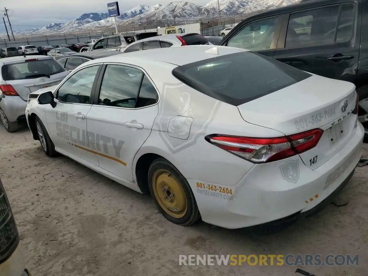 2 Photograph of a damaged car 4T1C11AK8LU362859 TOYOTA CAMRY 2020