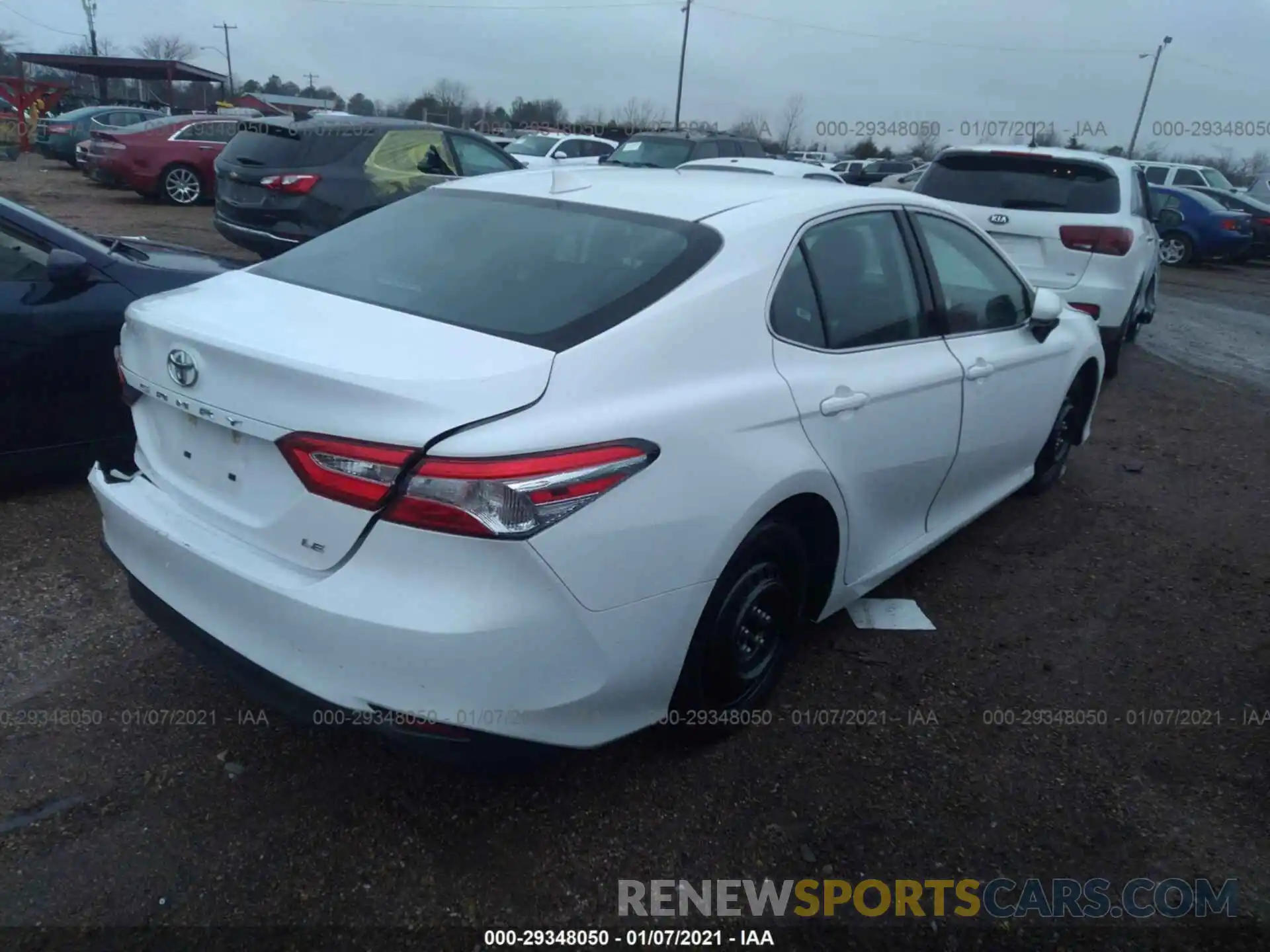 4 Photograph of a damaged car 4T1C11AK8LU363154 TOYOTA CAMRY 2020