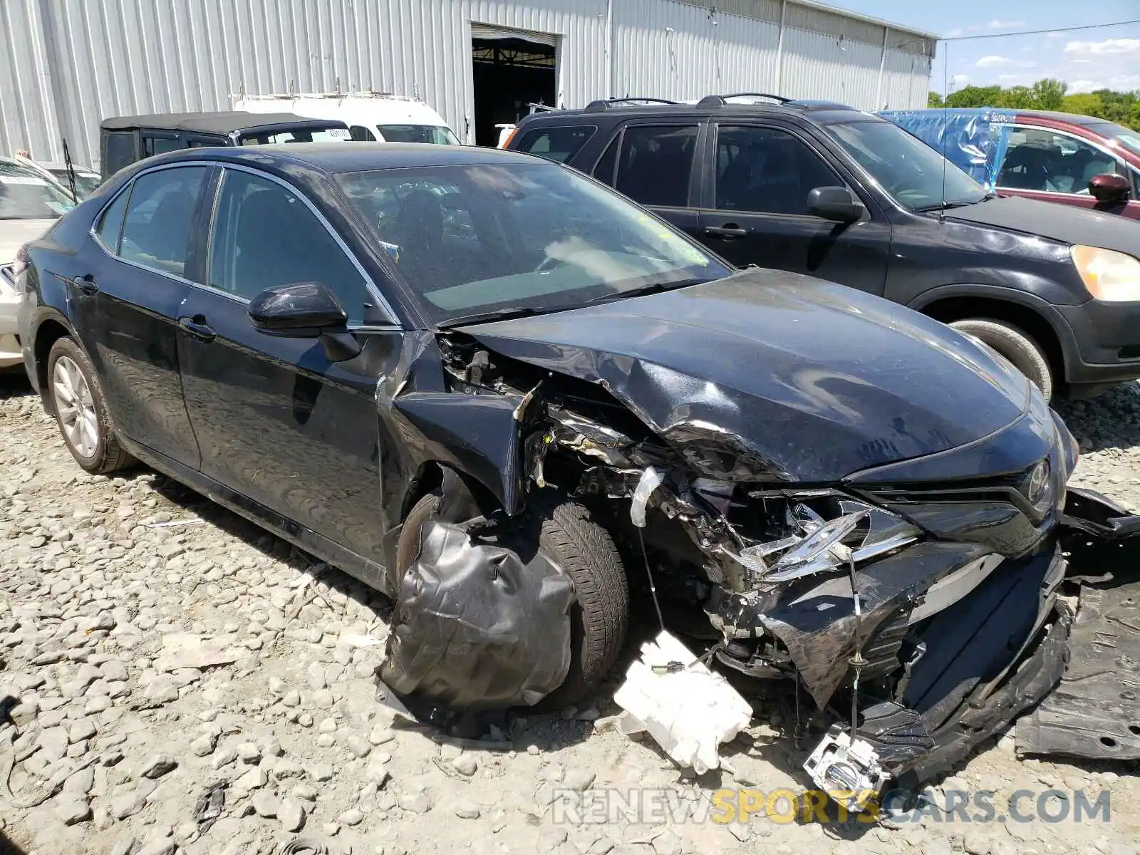 1 Photograph of a damaged car 4T1C11AK8LU366958 TOYOTA CAMRY 2020