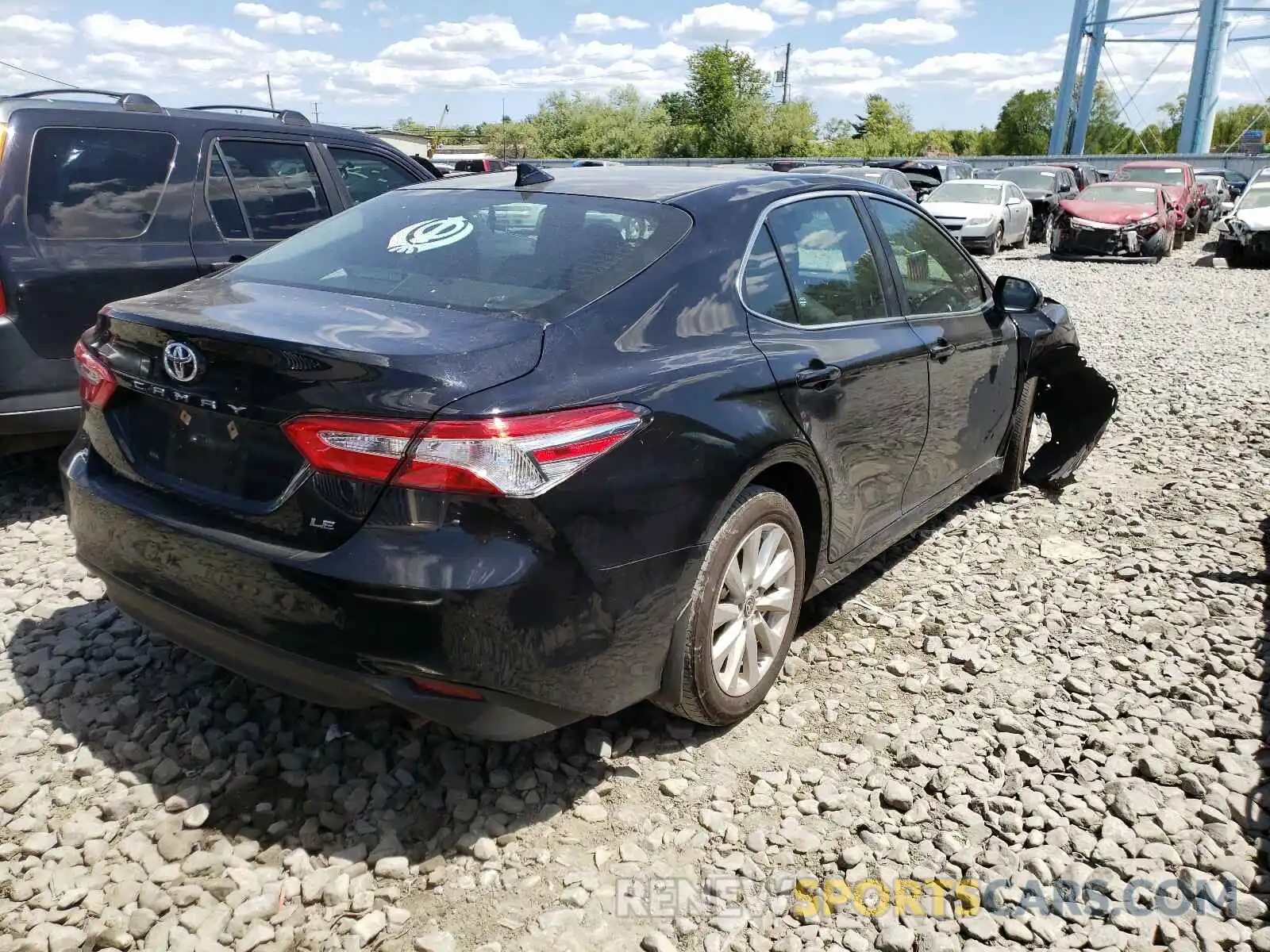 4 Photograph of a damaged car 4T1C11AK8LU366958 TOYOTA CAMRY 2020