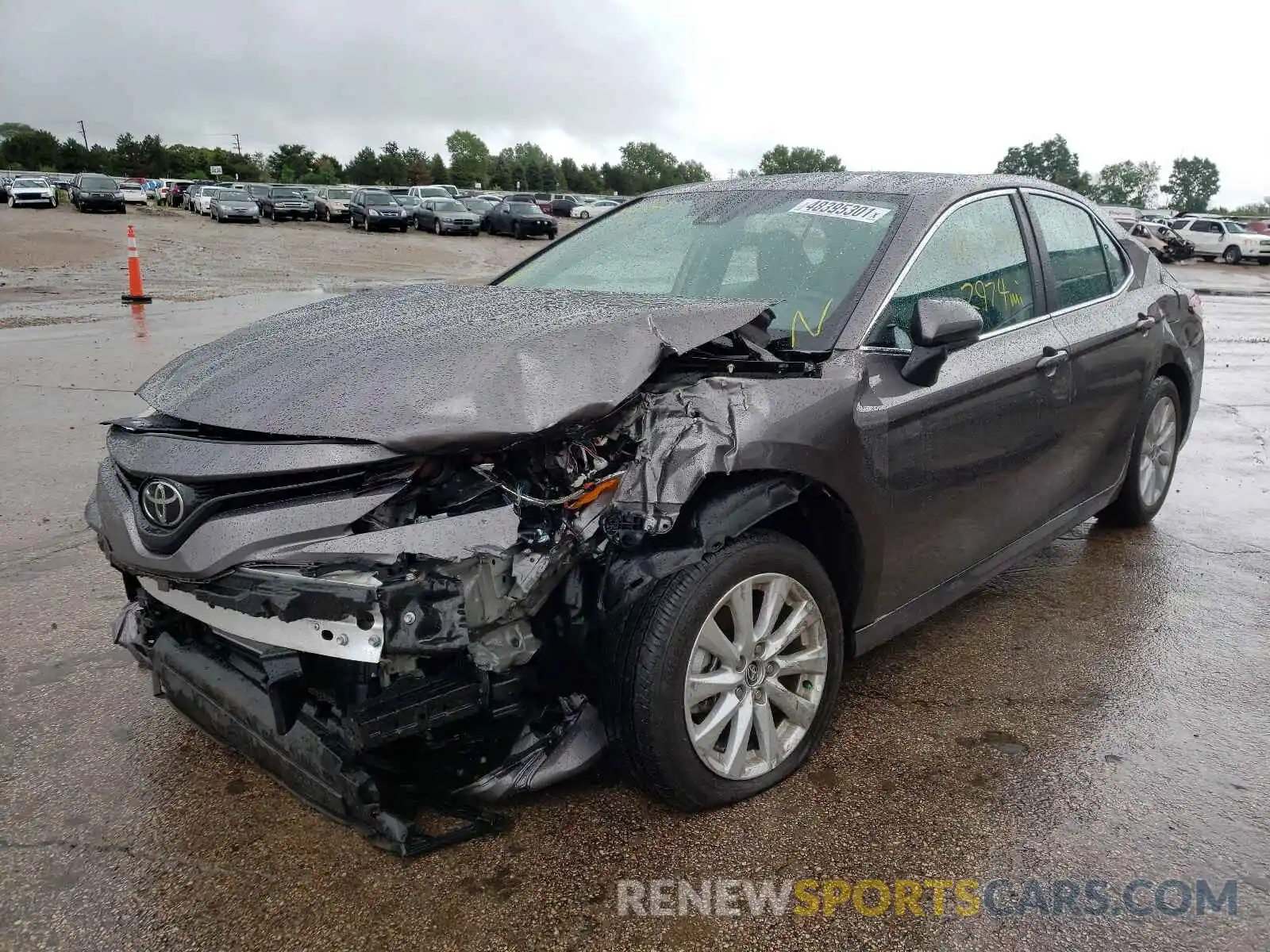 2 Photograph of a damaged car 4T1C11AK8LU369844 TOYOTA CAMRY 2020