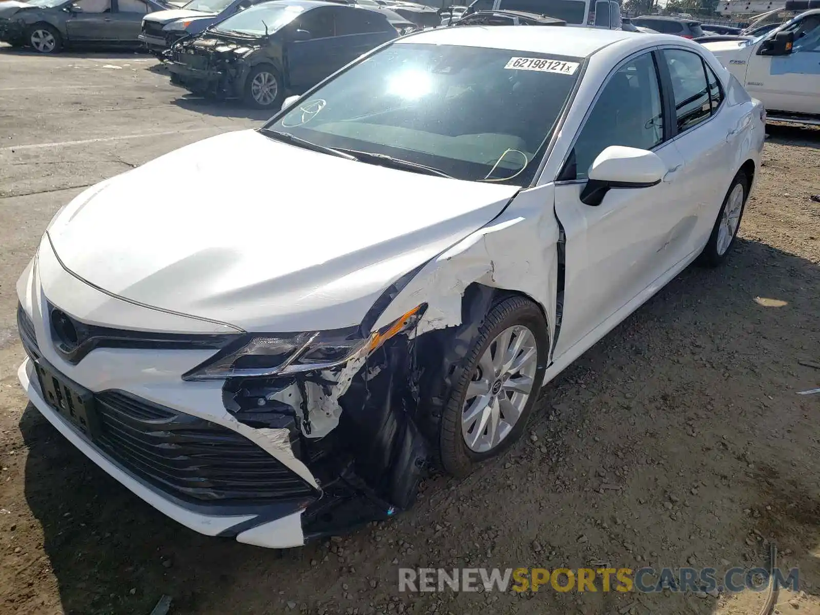 2 Photograph of a damaged car 4T1C11AK8LU378477 TOYOTA CAMRY 2020