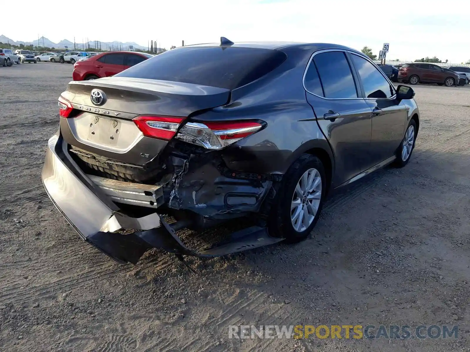 4 Photograph of a damaged car 4T1C11AK8LU382173 TOYOTA CAMRY 2020