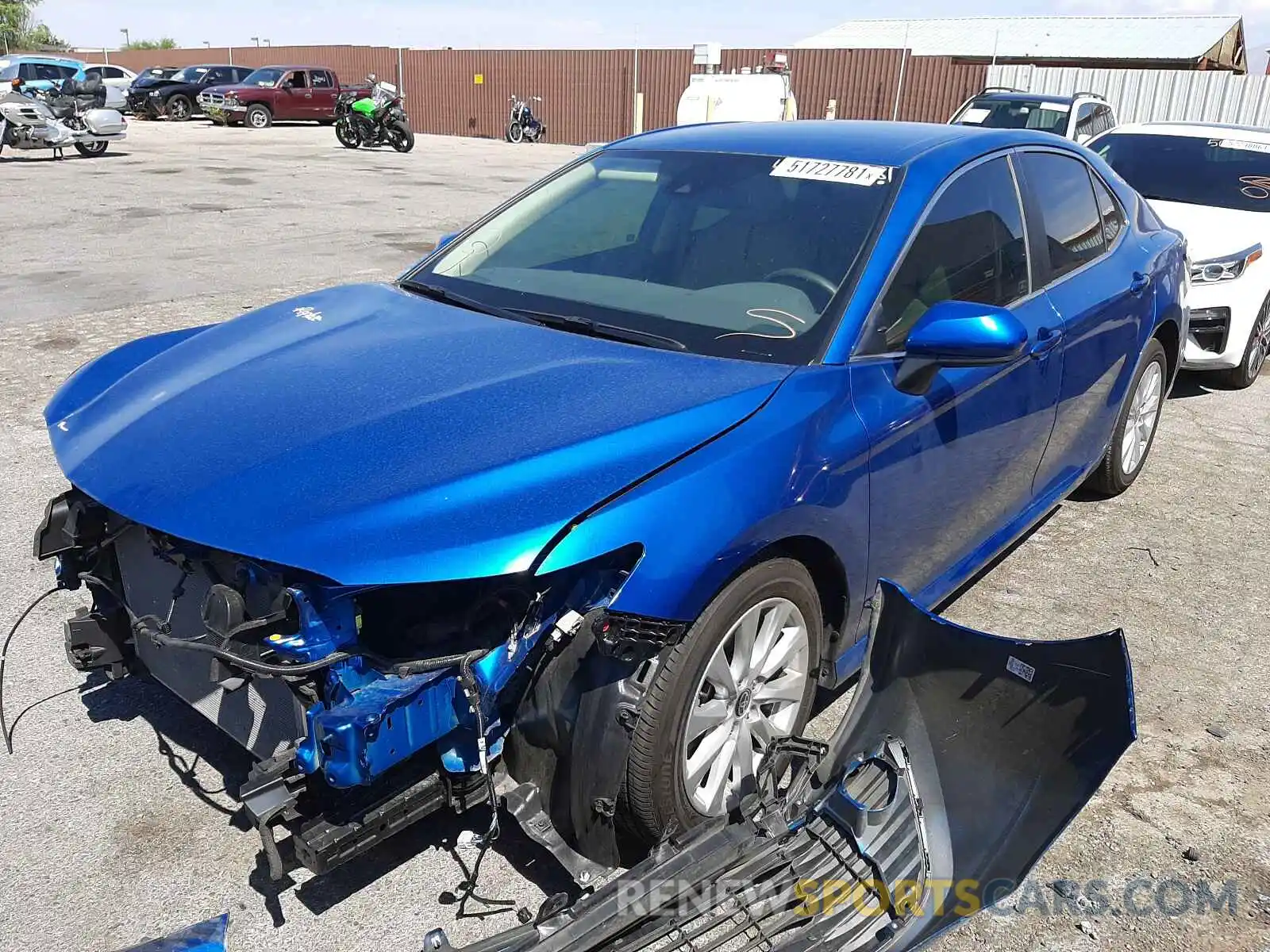 2 Photograph of a damaged car 4T1C11AK8LU385395 TOYOTA CAMRY 2020