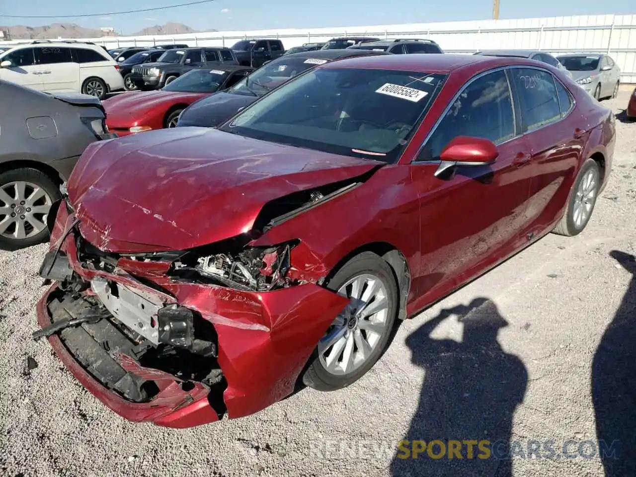 2 Photograph of a damaged car 4T1C11AK8LU386093 TOYOTA CAMRY 2020