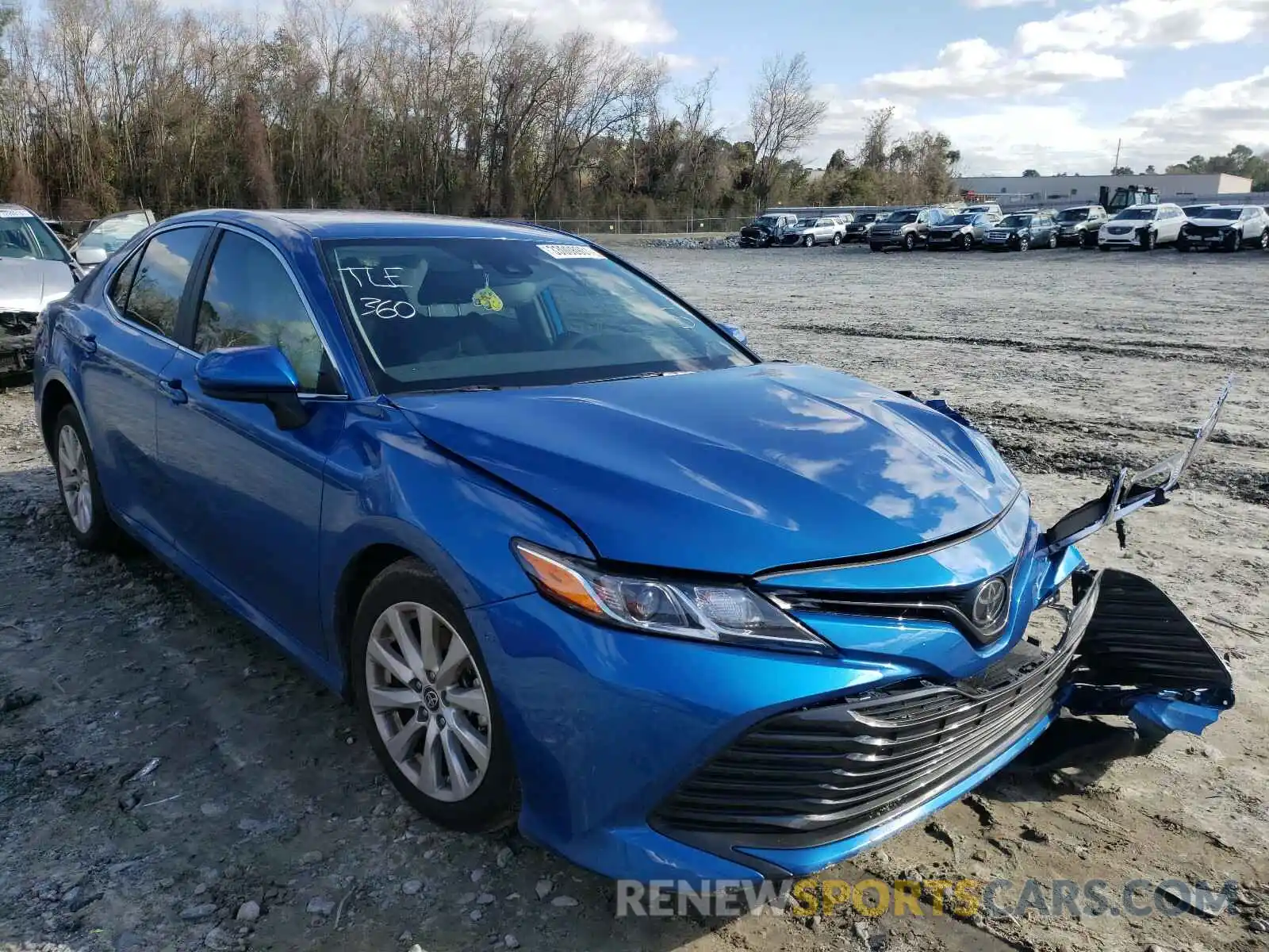 1 Photograph of a damaged car 4T1C11AK8LU389026 TOYOTA CAMRY 2020