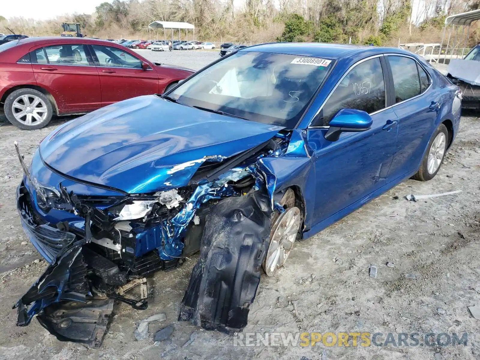 2 Photograph of a damaged car 4T1C11AK8LU389026 TOYOTA CAMRY 2020