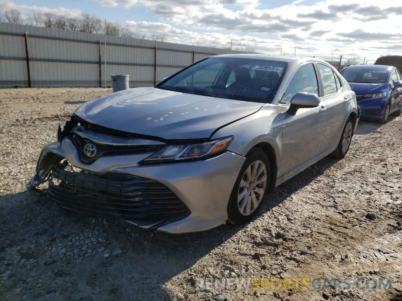 2 Photograph of a damaged car 4T1C11AK8LU390886 TOYOTA CAMRY 2020