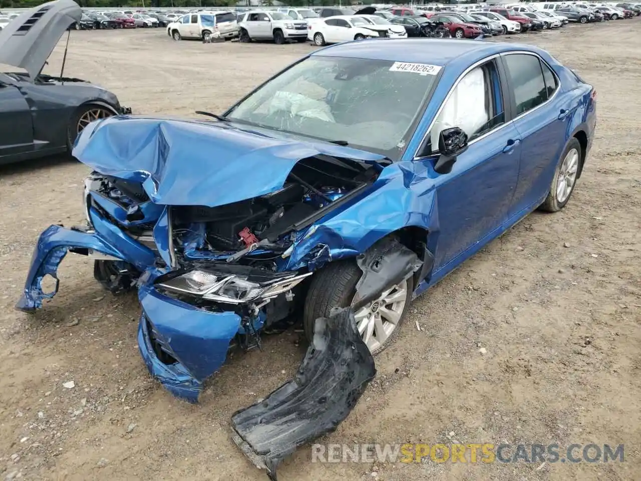 2 Photograph of a damaged car 4T1C11AK8LU390922 TOYOTA CAMRY 2020