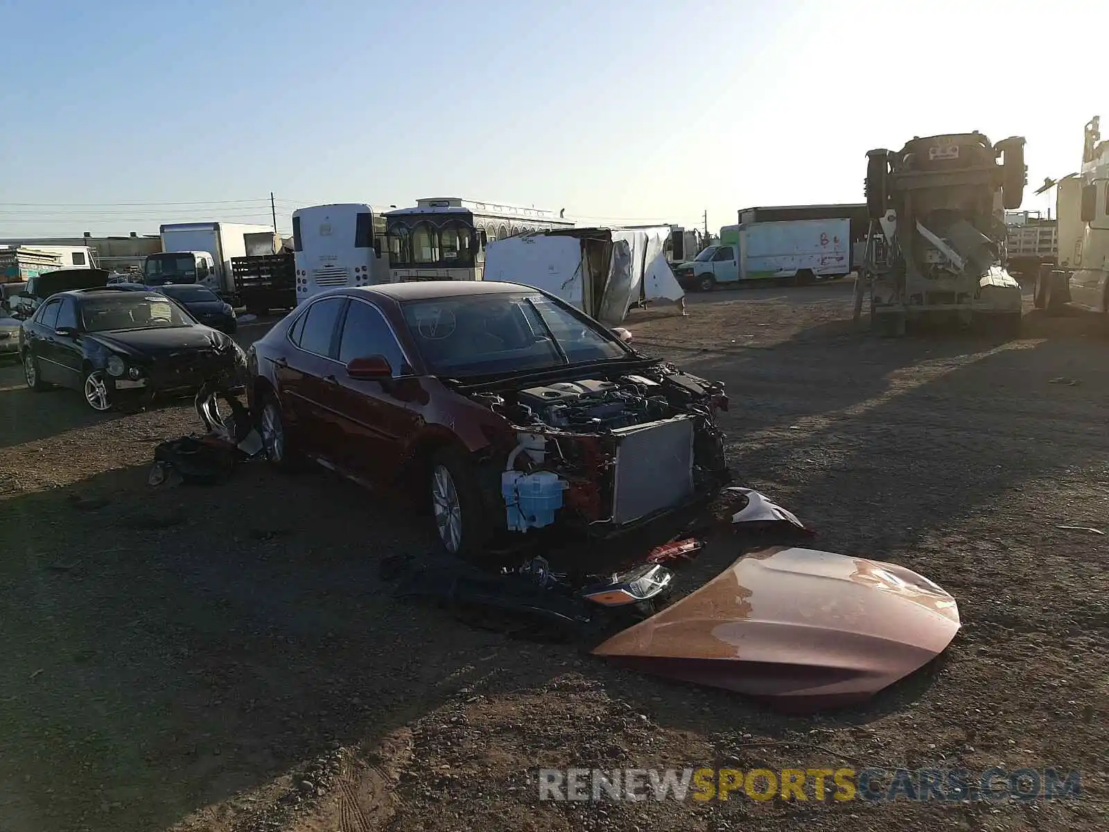 1 Photograph of a damaged car 4T1C11AK8LU393643 TOYOTA CAMRY 2020