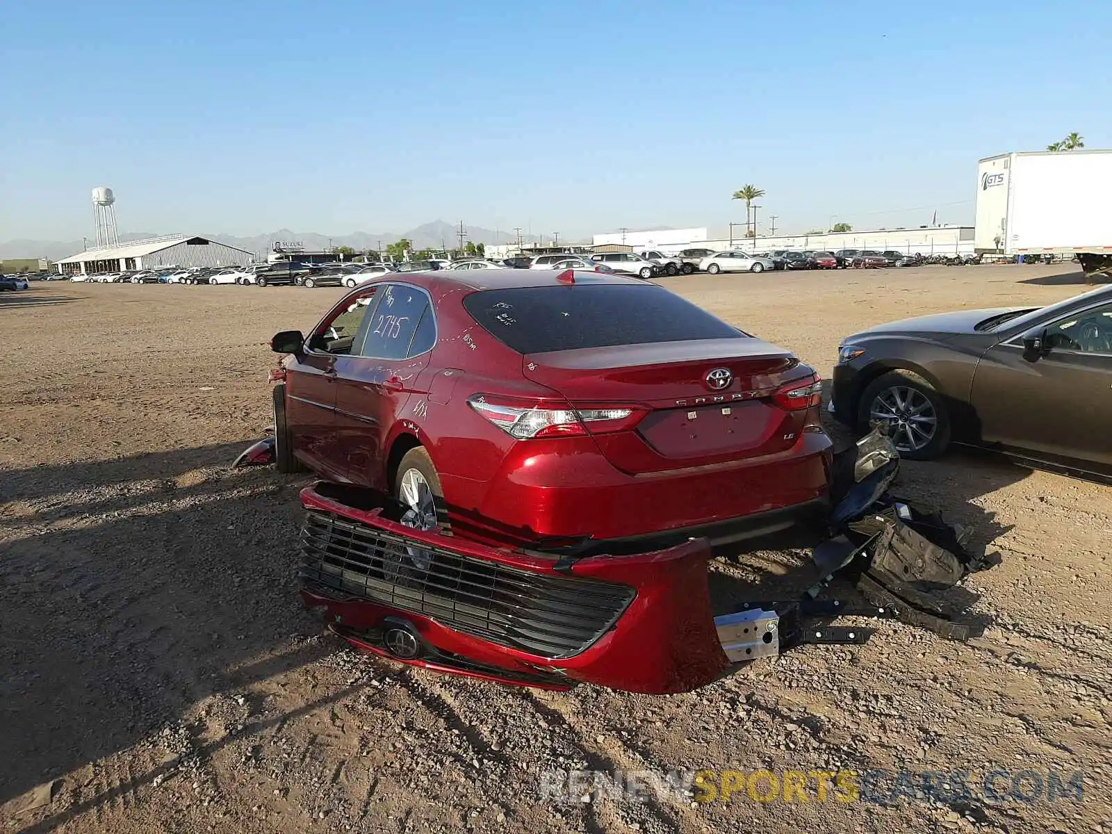 3 Photograph of a damaged car 4T1C11AK8LU393643 TOYOTA CAMRY 2020