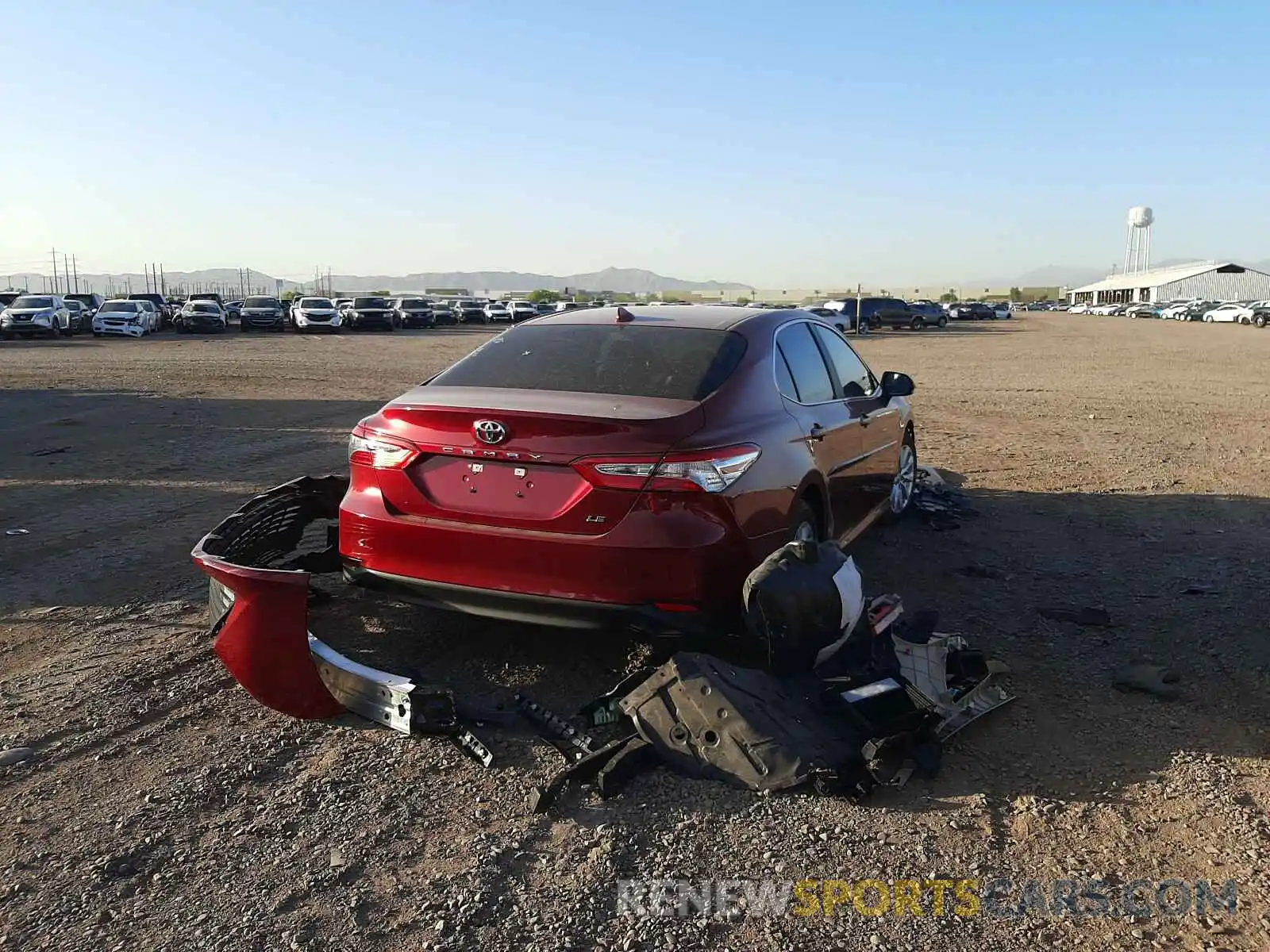 4 Photograph of a damaged car 4T1C11AK8LU393643 TOYOTA CAMRY 2020