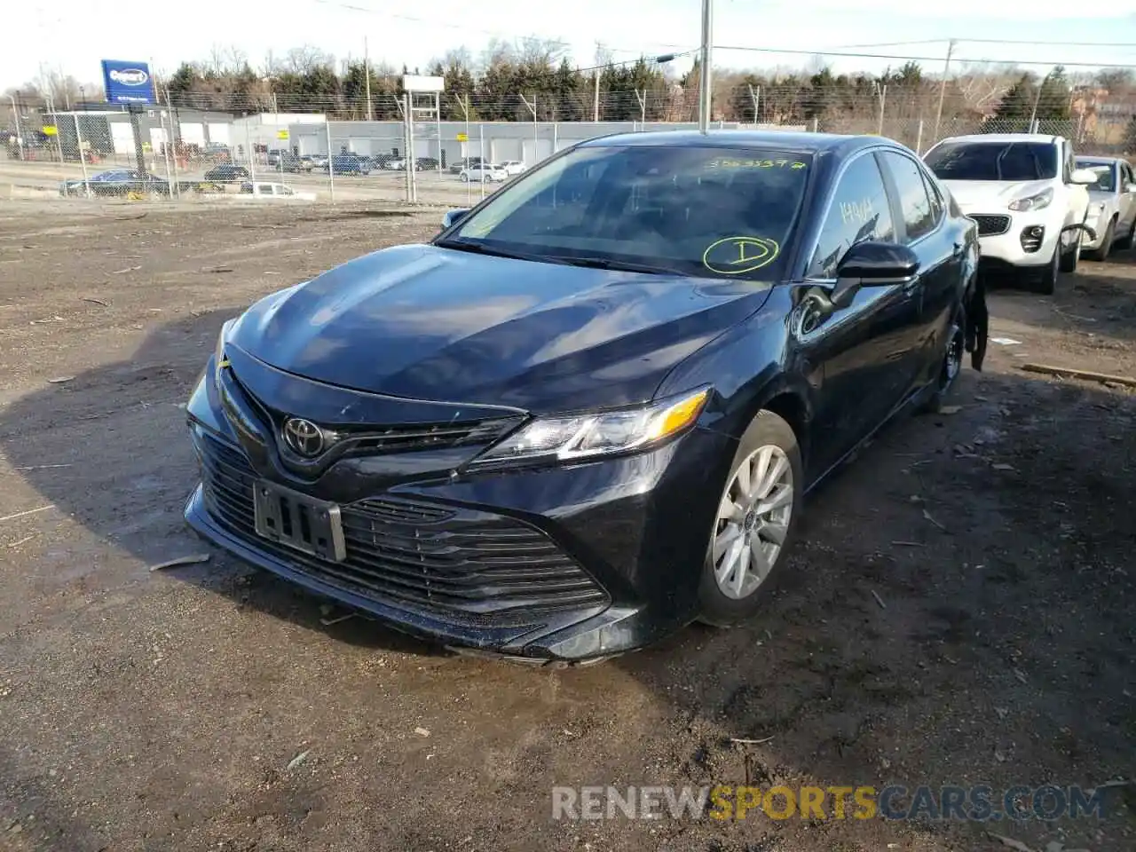 2 Photograph of a damaged car 4T1C11AK8LU502702 TOYOTA CAMRY 2020