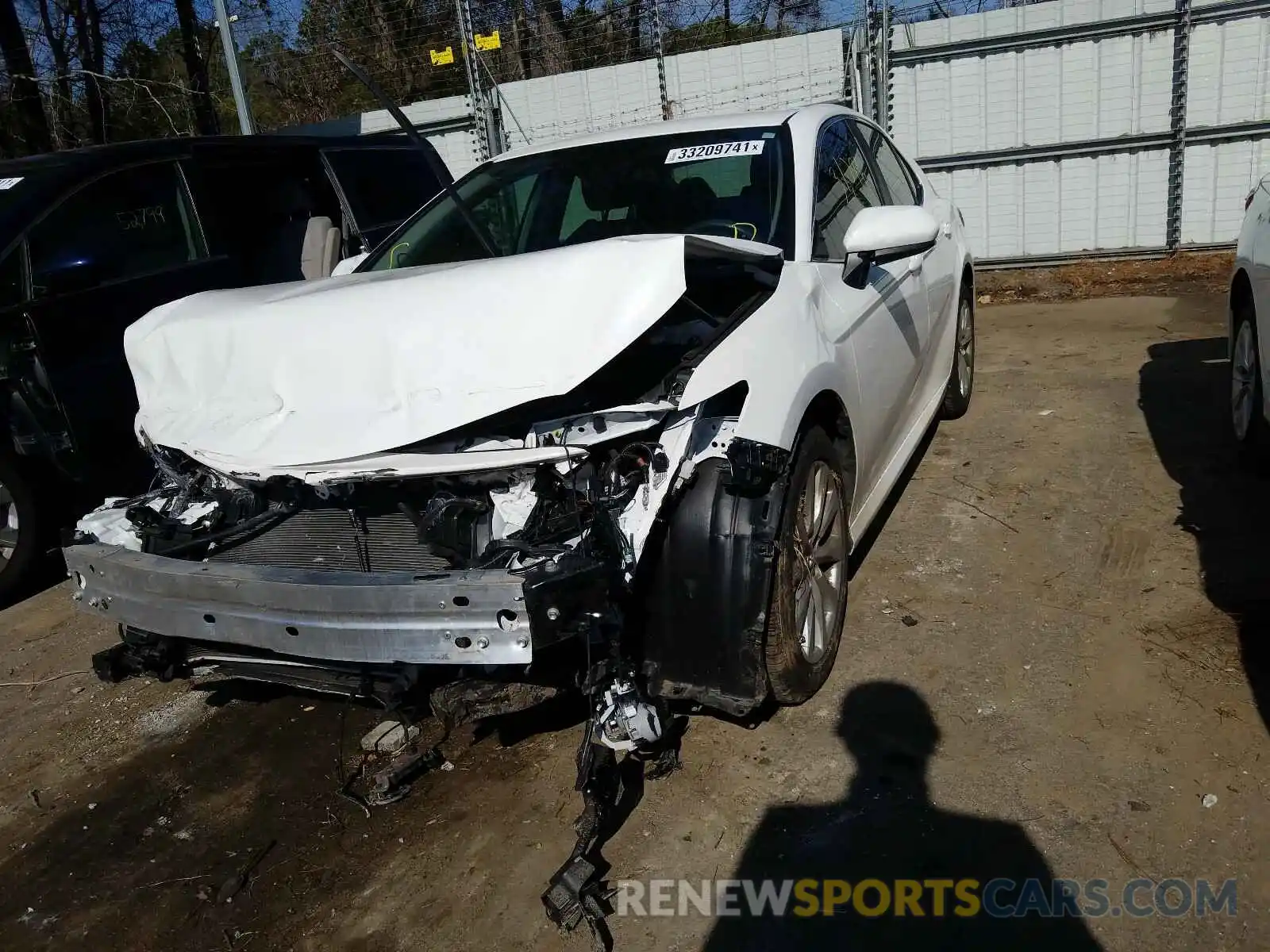 2 Photograph of a damaged car 4T1C11AK8LU857529 TOYOTA CAMRY 2020