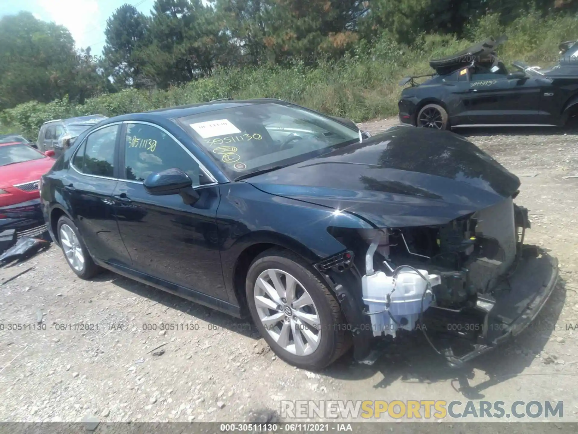 1 Photograph of a damaged car 4T1C11AK8LU859412 TOYOTA CAMRY 2020